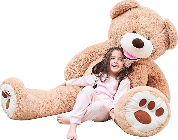 Giant Teddy Bear Plush Toy Stuffed Animals(Brown,78 inches)