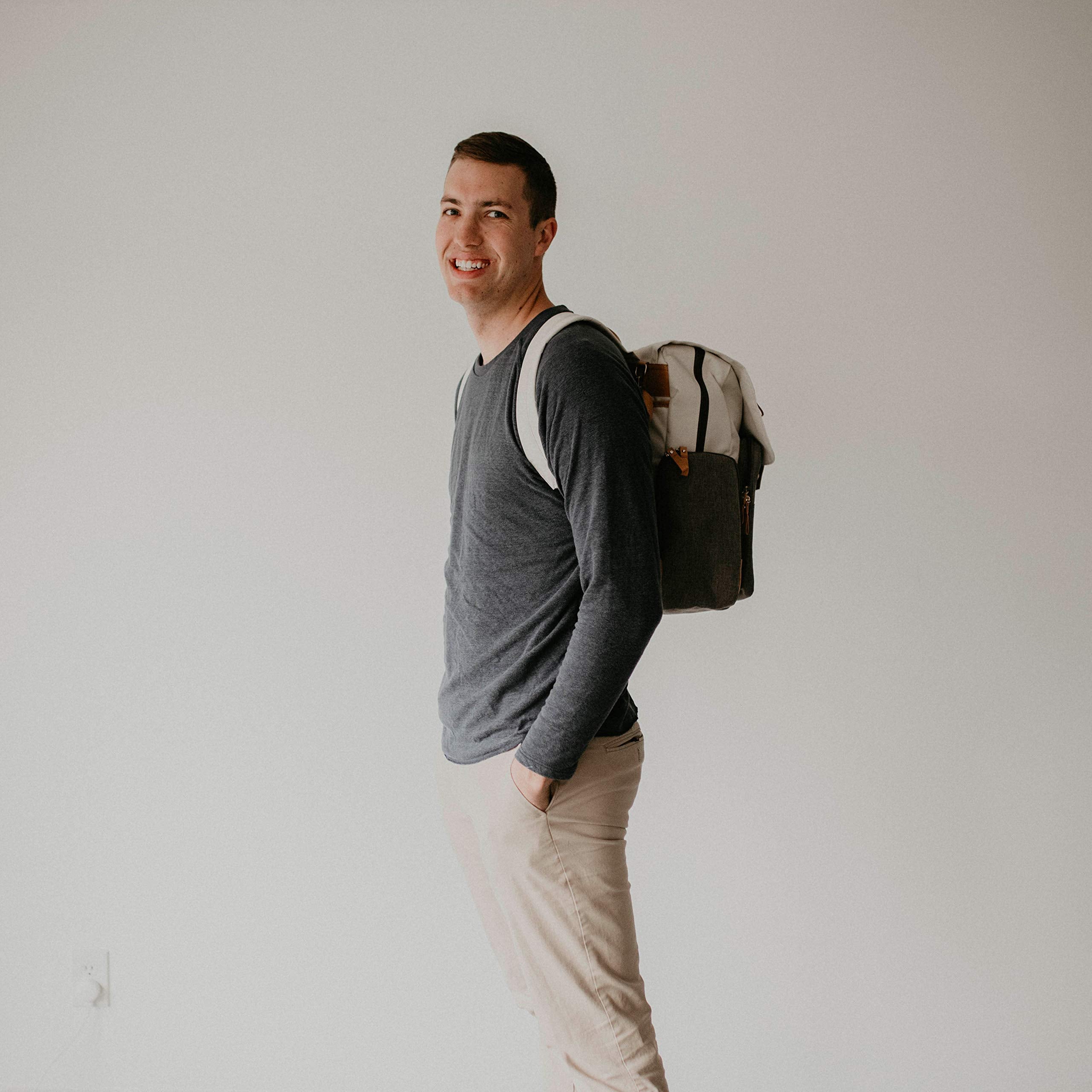Baby Diaper Backpack - Large Diaper Bag with Insulated Pockets