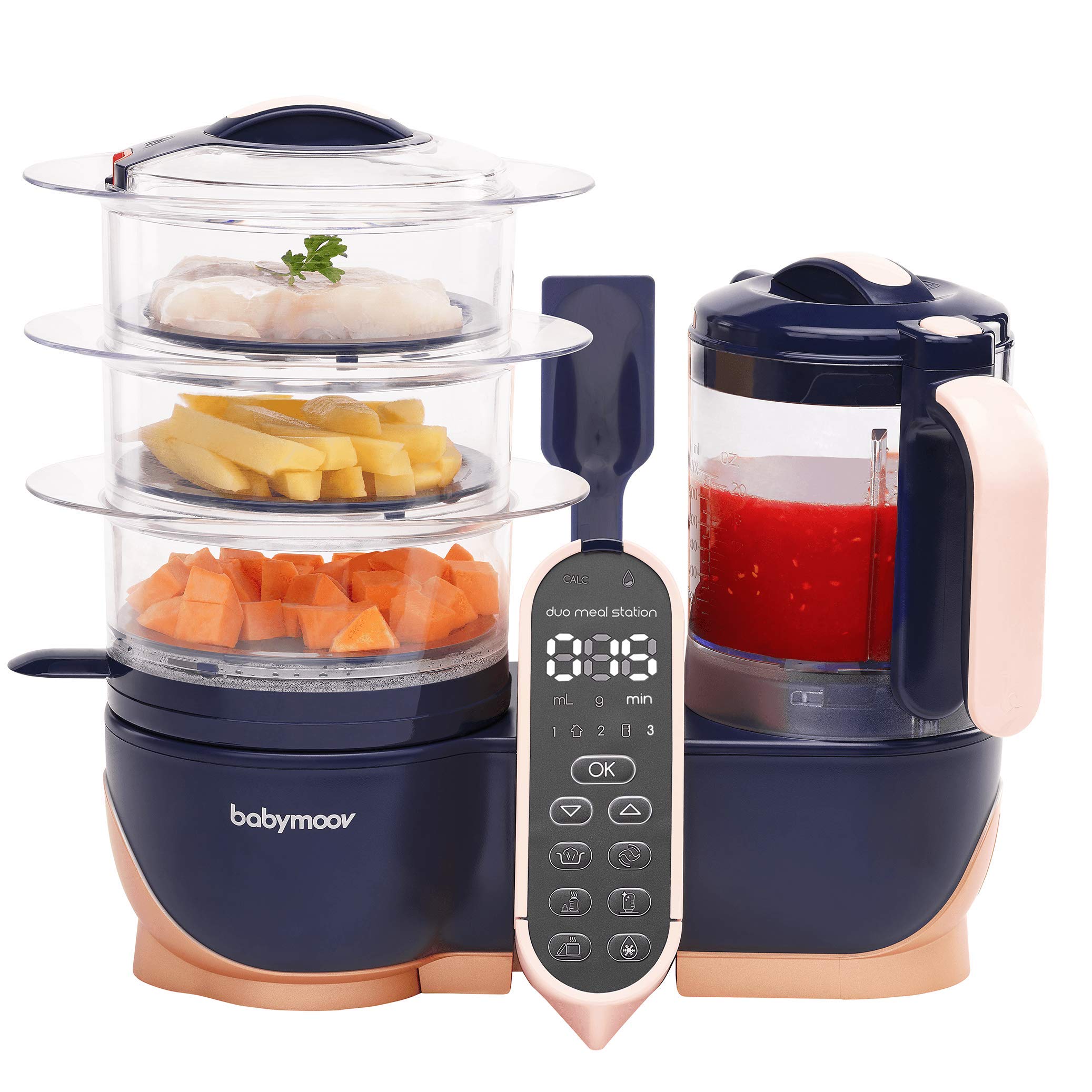 Baby Food Maker & Storage Bundle – Duo Meal Station XL 6-in-1 Steamer Blender