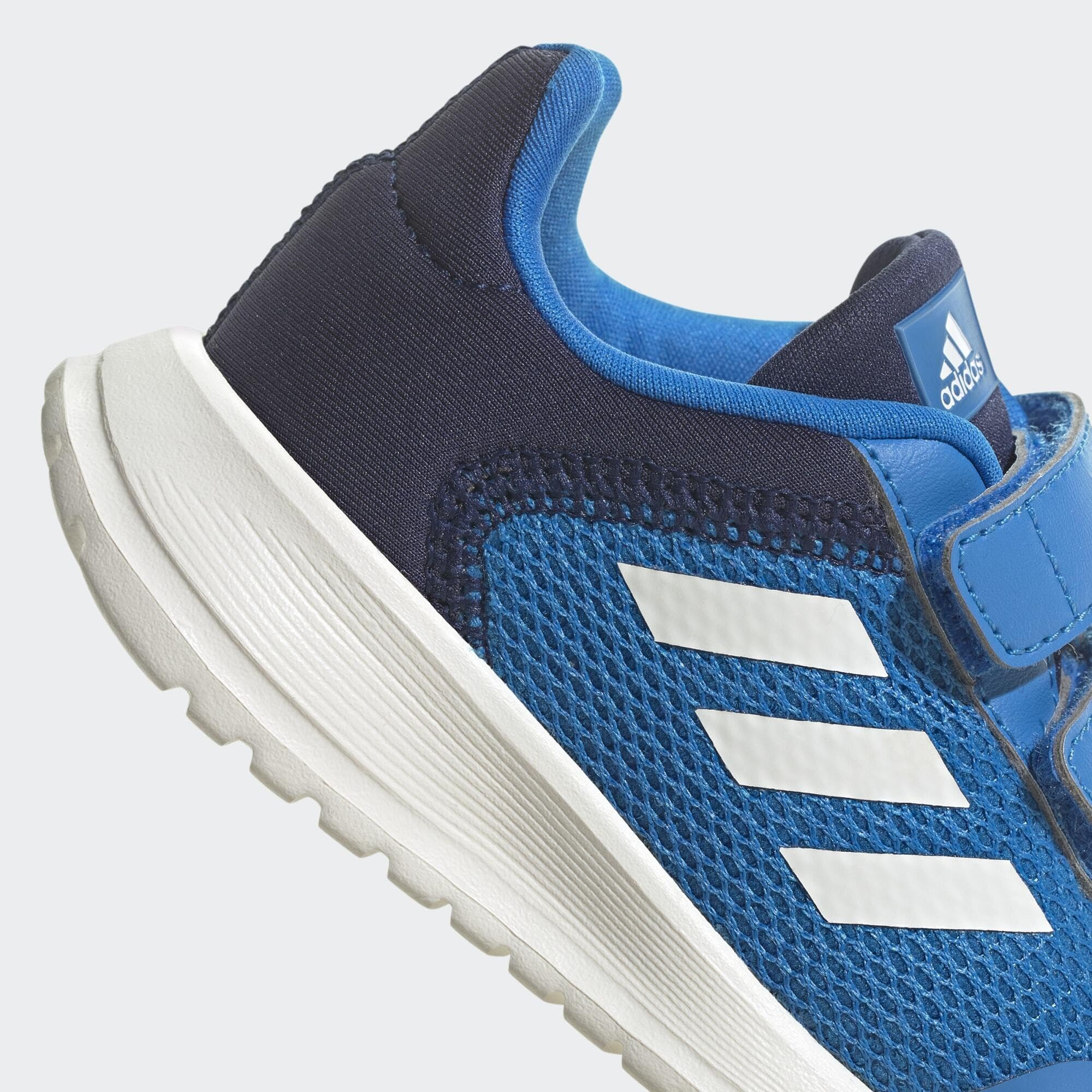 adidas Tensaur Run Shoes, Unisex Baby Sneakers, Blue Rush Core White Dark Blue, 21 EU