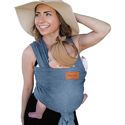 Baby Wrap Carrier - Premium Cotton Baby Carrier Wrap for Newborn to Toddler