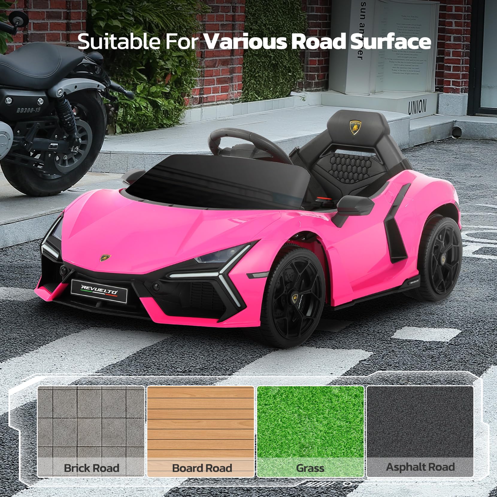 Licensed Lamborghini Ride-On Car with Remote Control