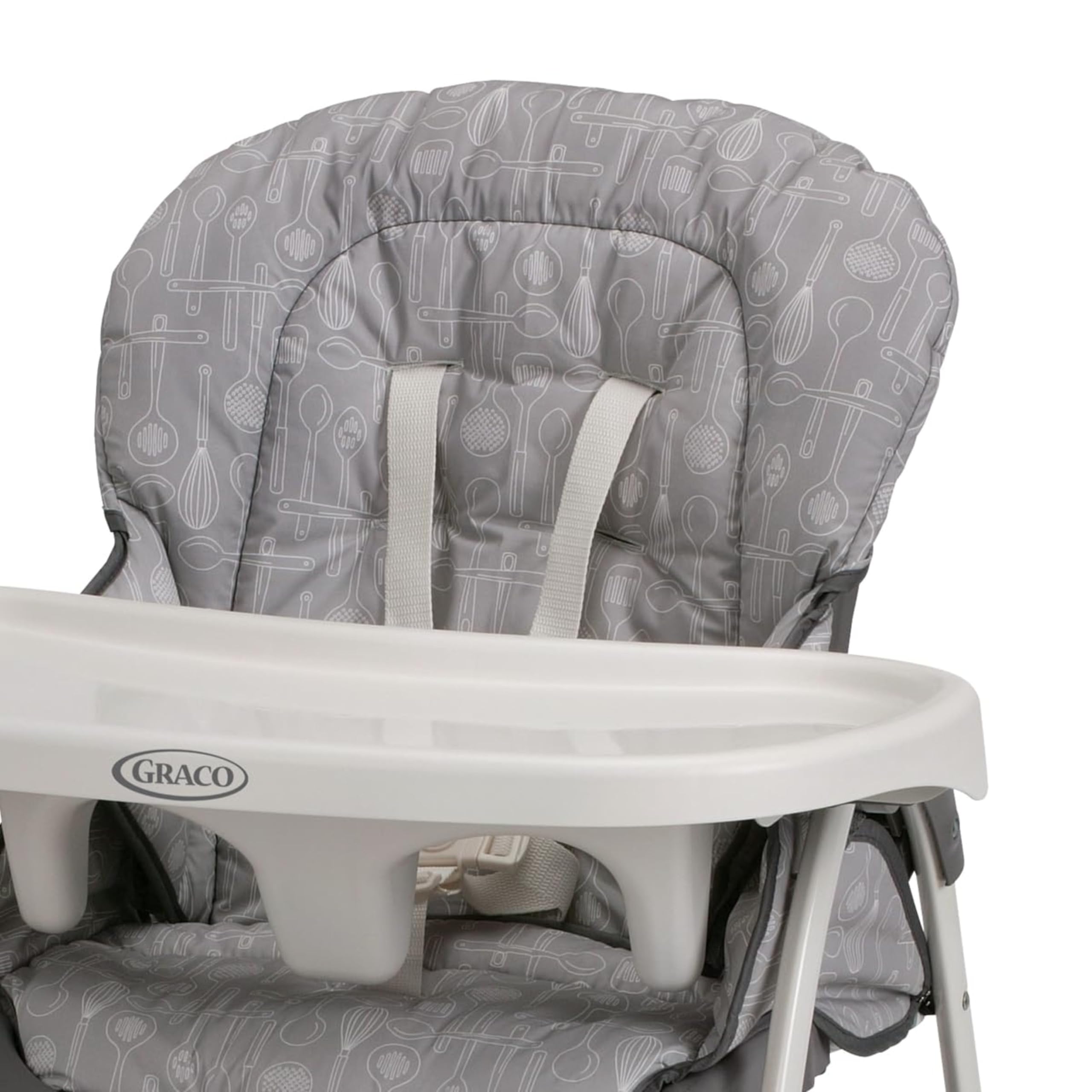 Ultra Slim Fast-Folding High Chair with One-Hand Fold - Space-Saving Design