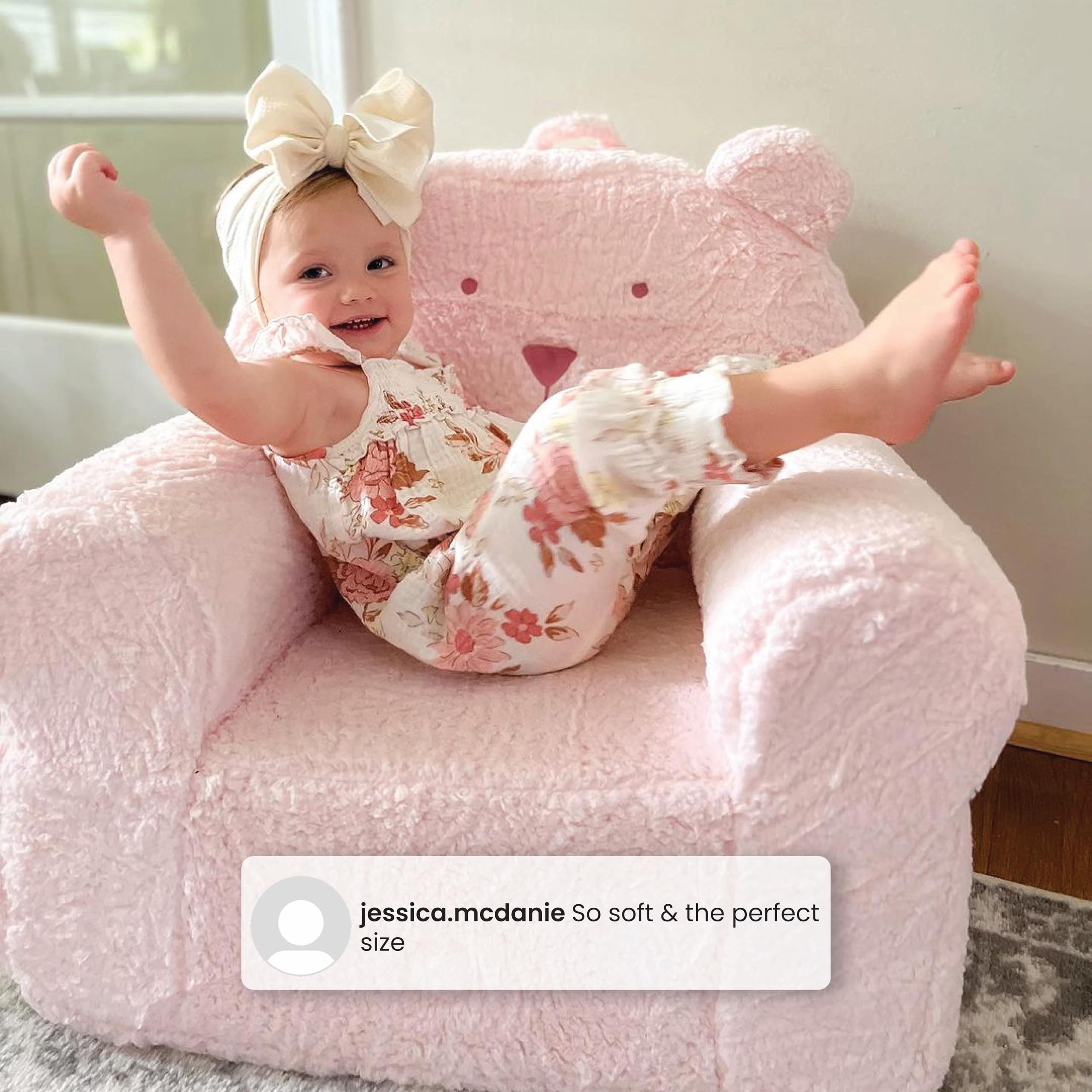 Sherpa Bear Chair for Kids