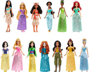 Disney Princess Toys, Fashion Doll Gift Set with 13 Dolls in Sparkling Clothing & Accessories