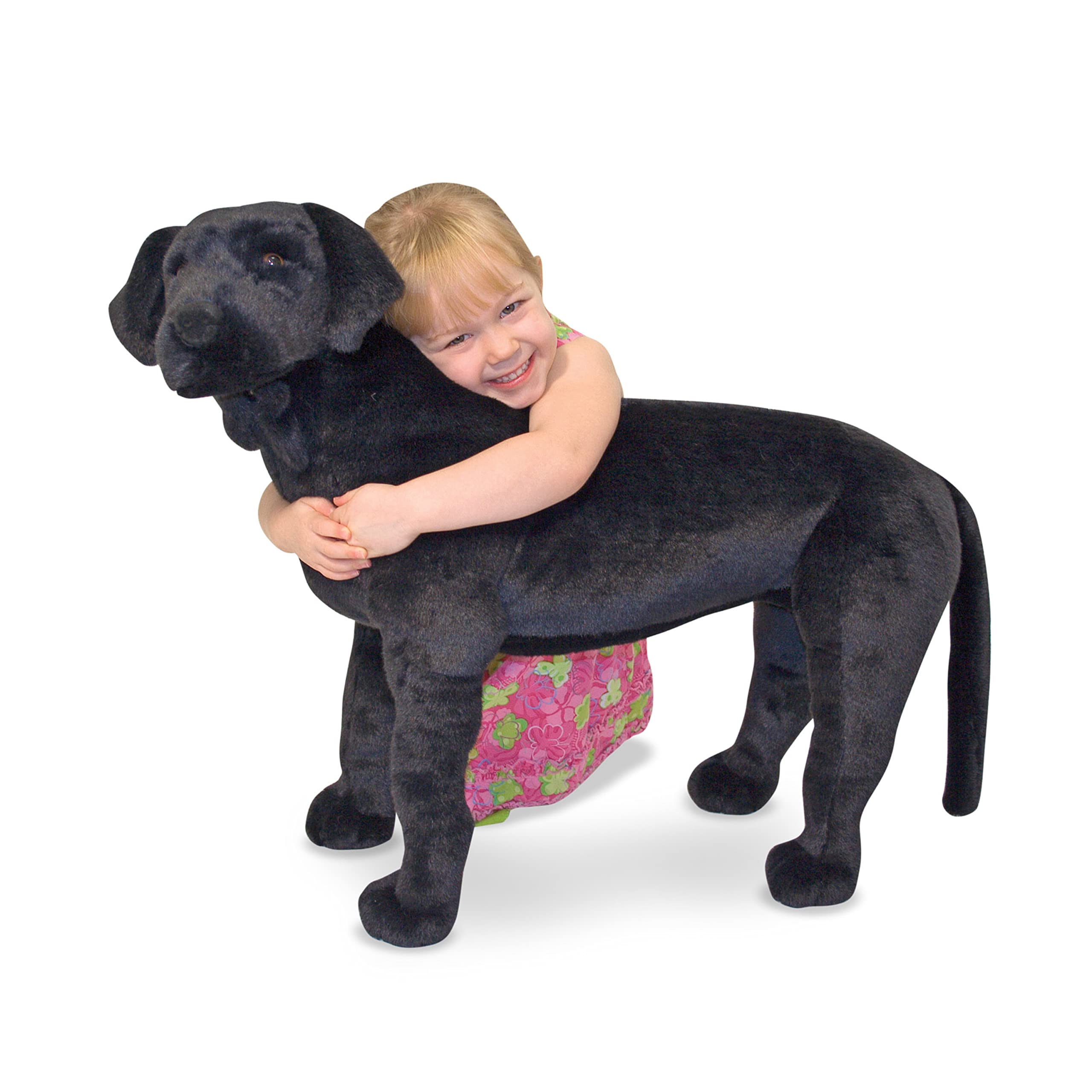 Giant Black Lab - Lifelike Stuffed Animal Dog (over 2 feet tall)