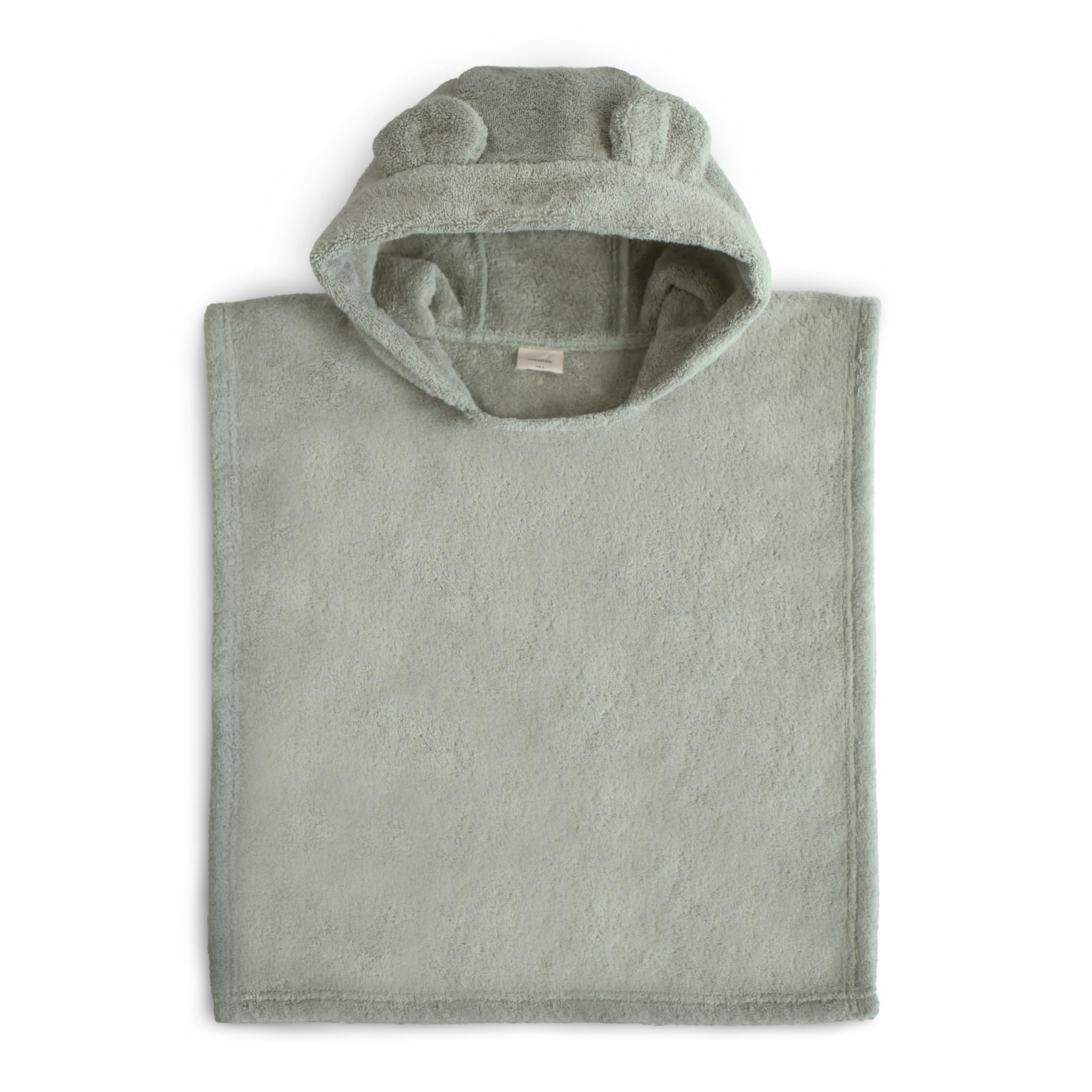 Towel for Toddlers and Kids (Moss) | Organic Terry Cotton | Ages 1-3 Years