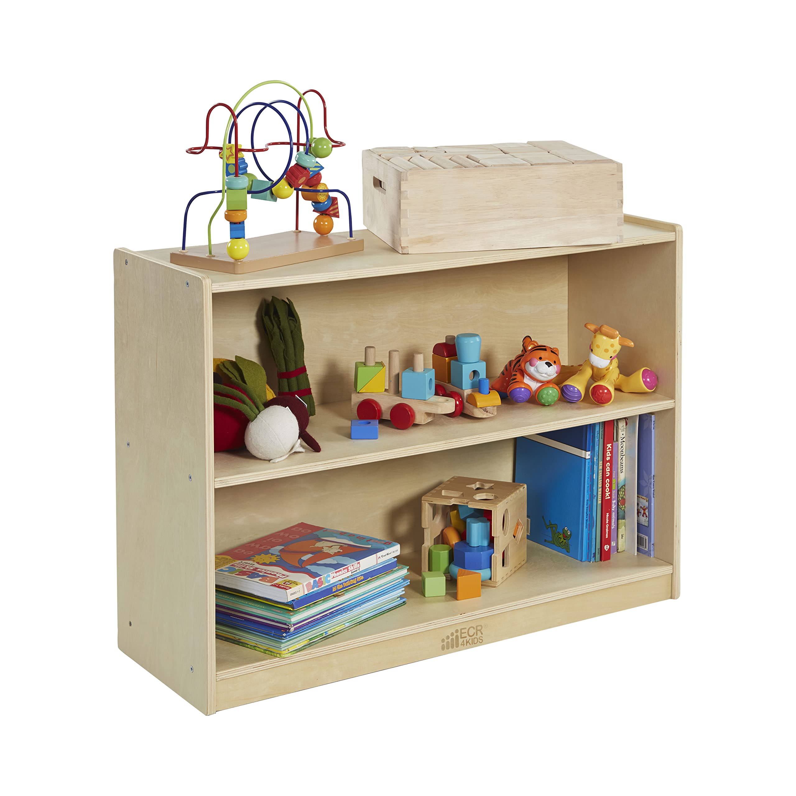 2-Shelf Mobile Storage Cabinet