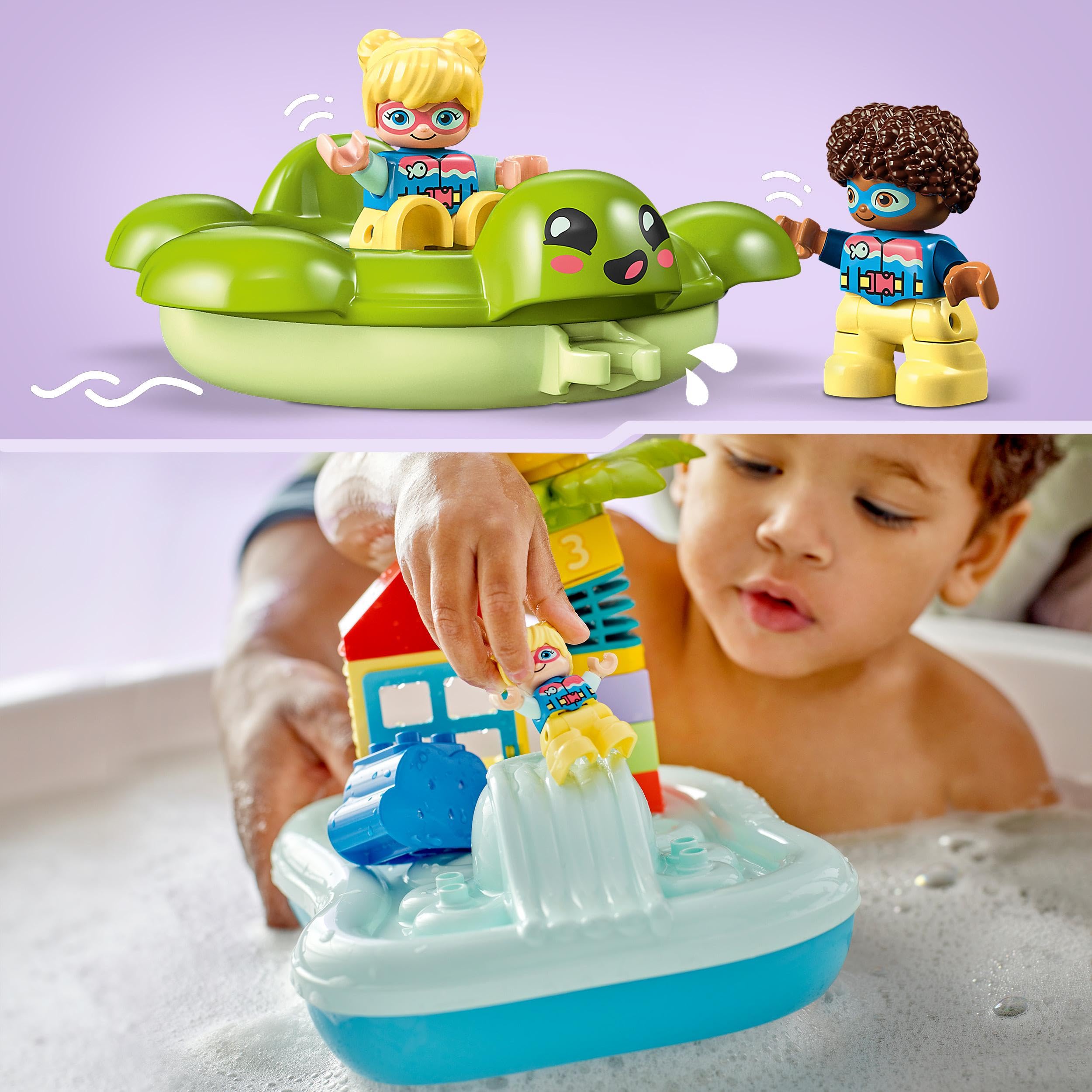 DUPLO Water Park, Bath Toys for 2 Year Old and Toddlers with Floating