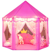 Castle Play Tent for Girls Large Kids Play Tents Hexagon Playhouse