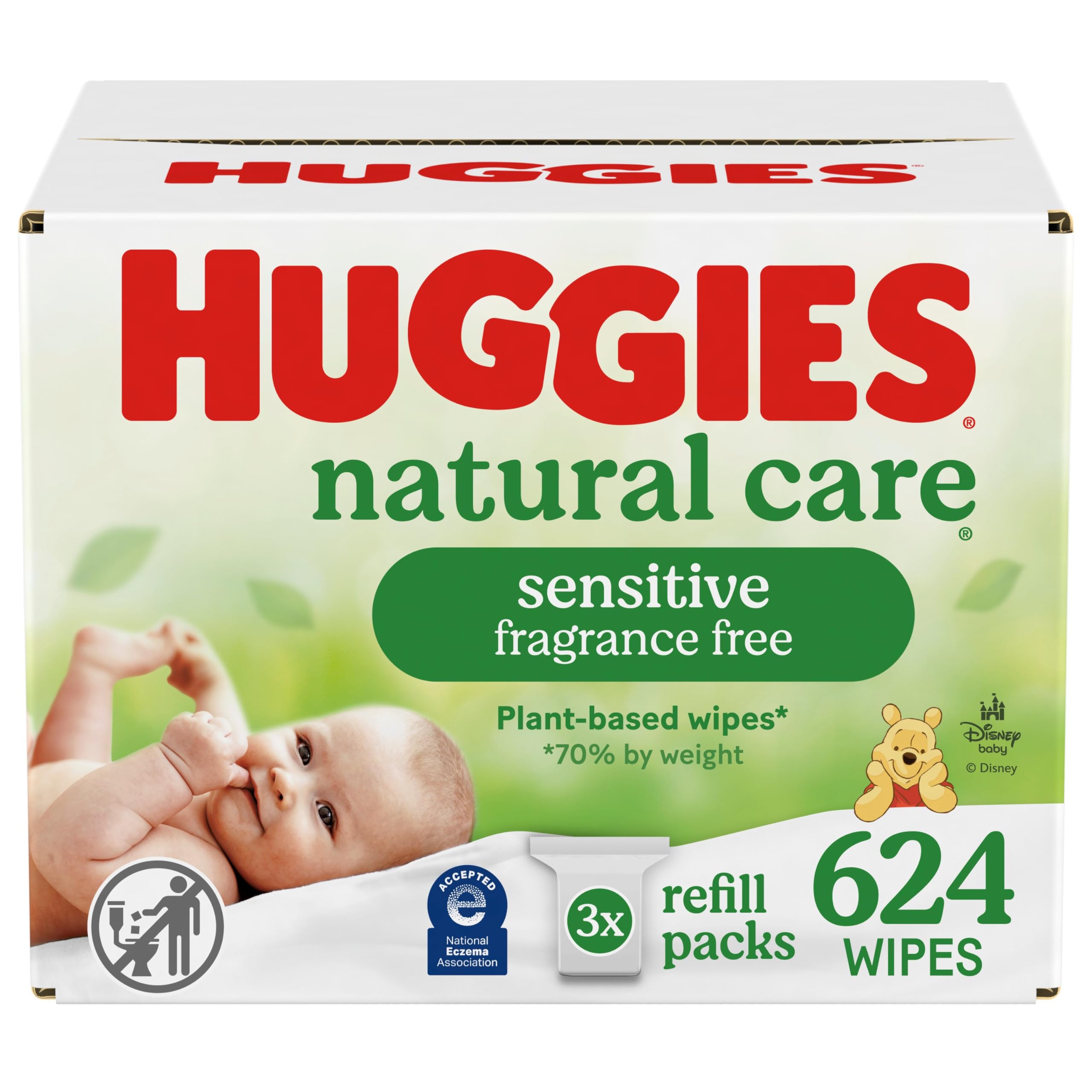 Baby Wipes, Hypoallergenic, 99%