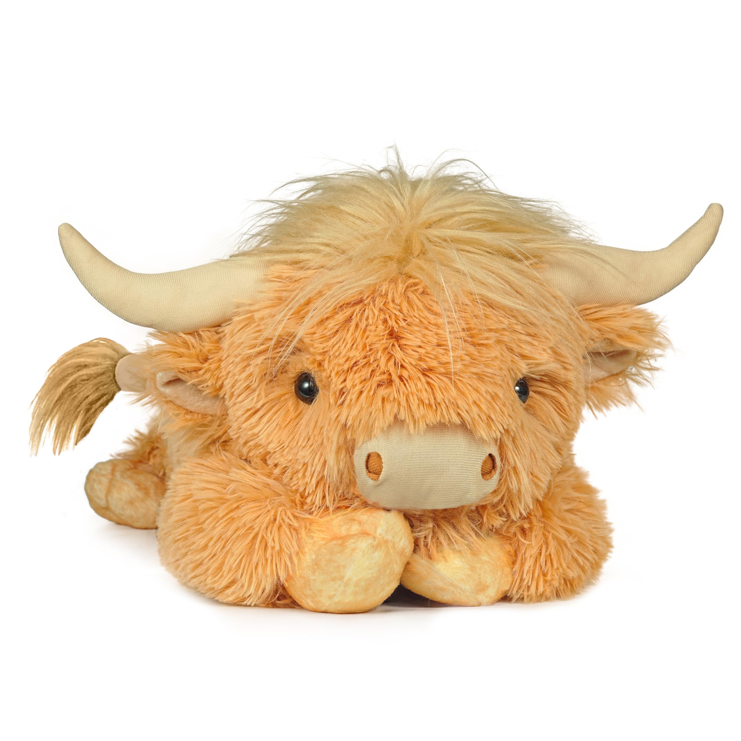Weighted Highland Cow Stuffed Animals | 4.2 Lbs Weighted Highland Cow