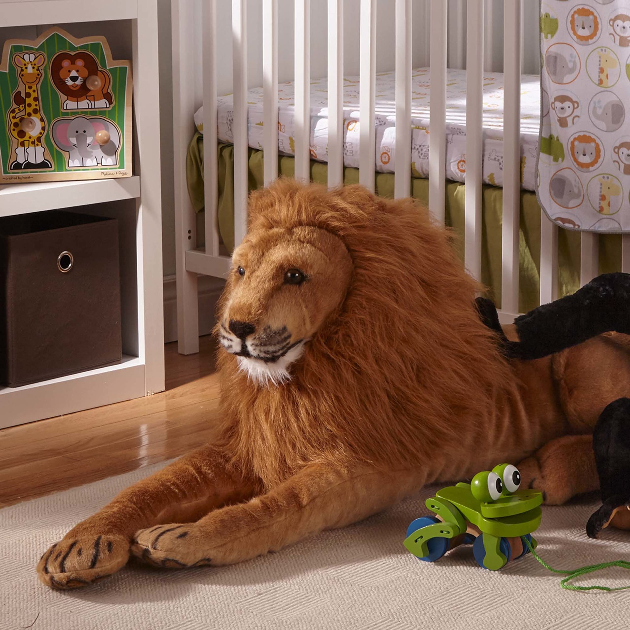 Giant Lion - Lifelike Stuffed Animal (Over 6 feet Long)