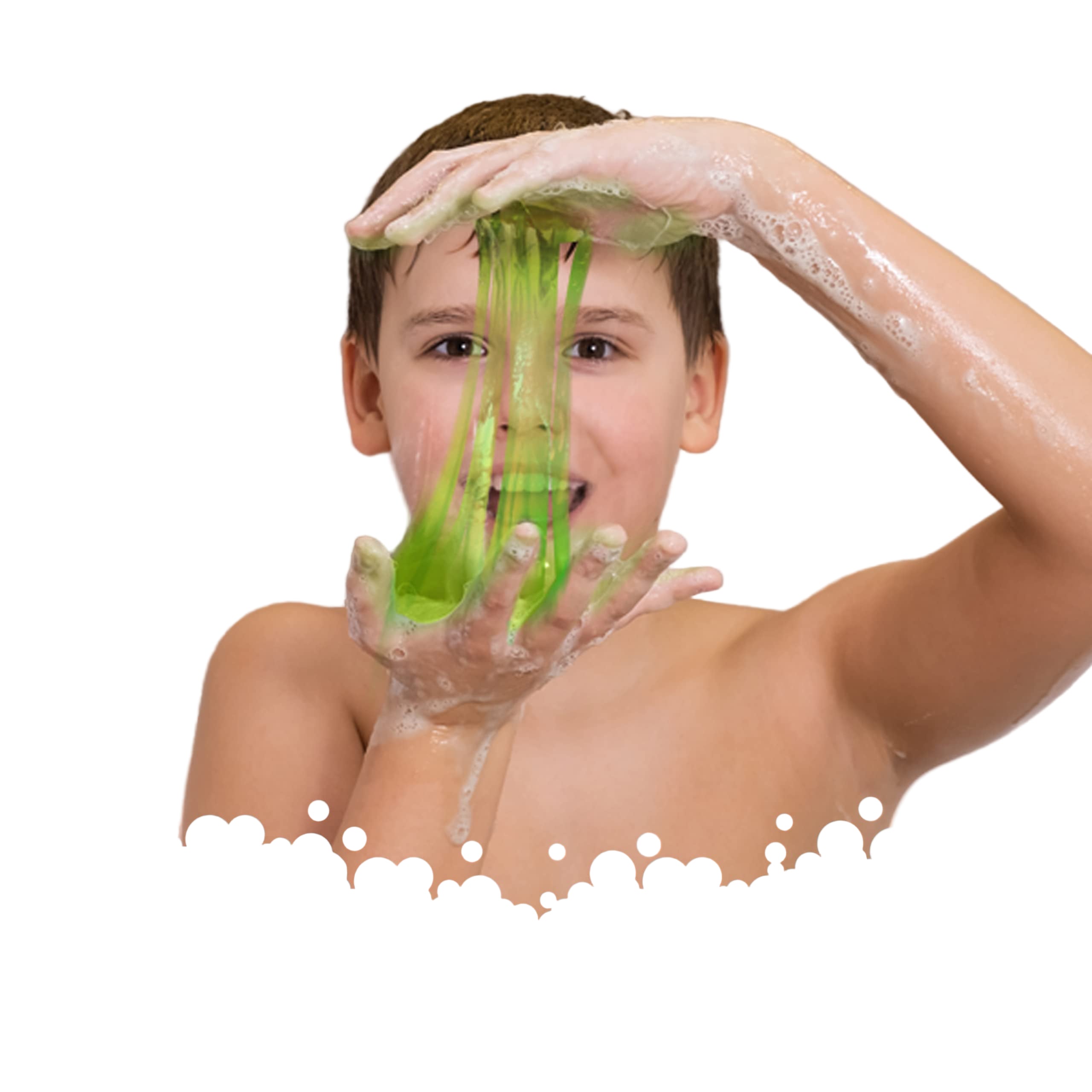 Bath Slime Kids Body Wash, Variety 4 Pack | Gooey, Playful Texture with Fresh