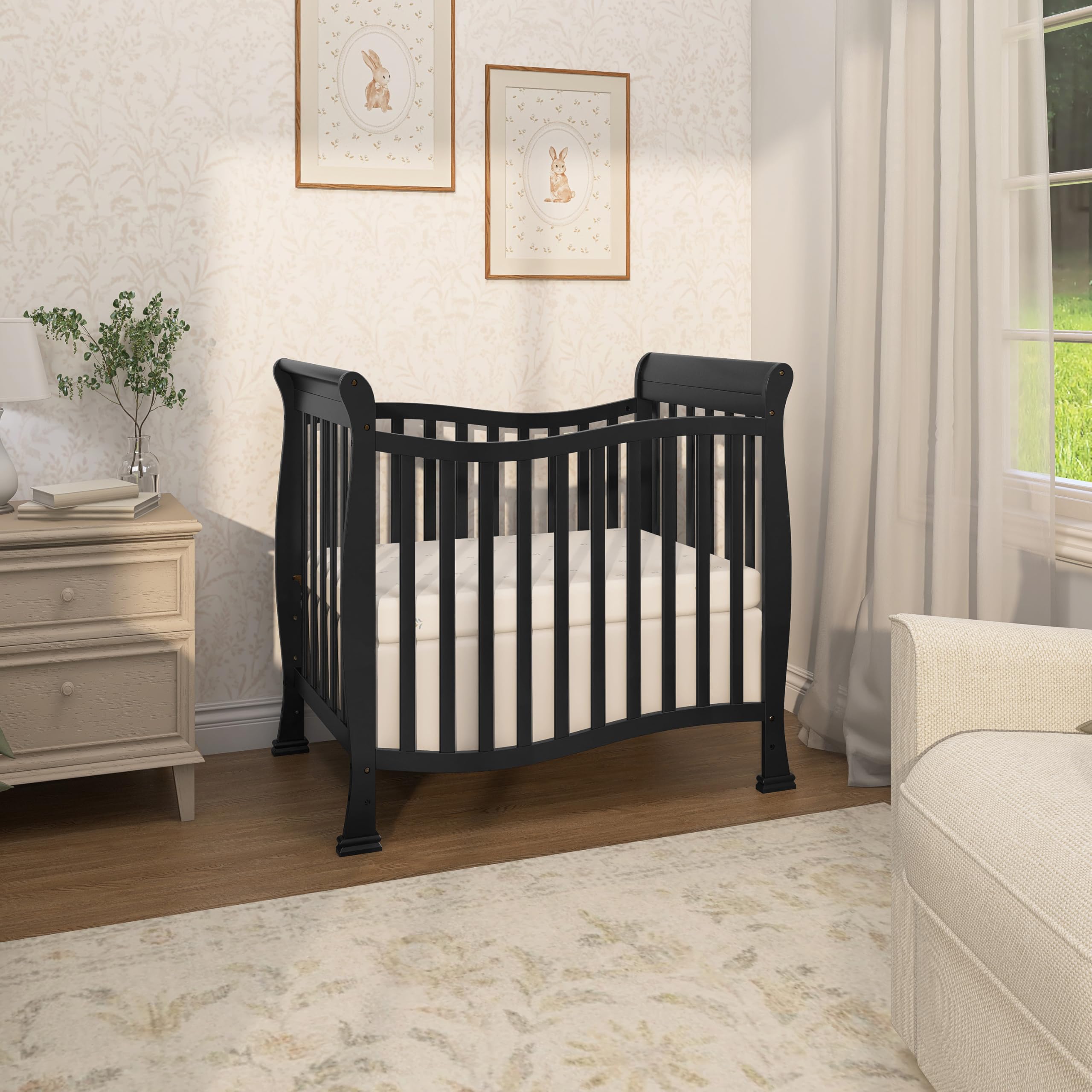 4-in-1 Convertible Mini Crib