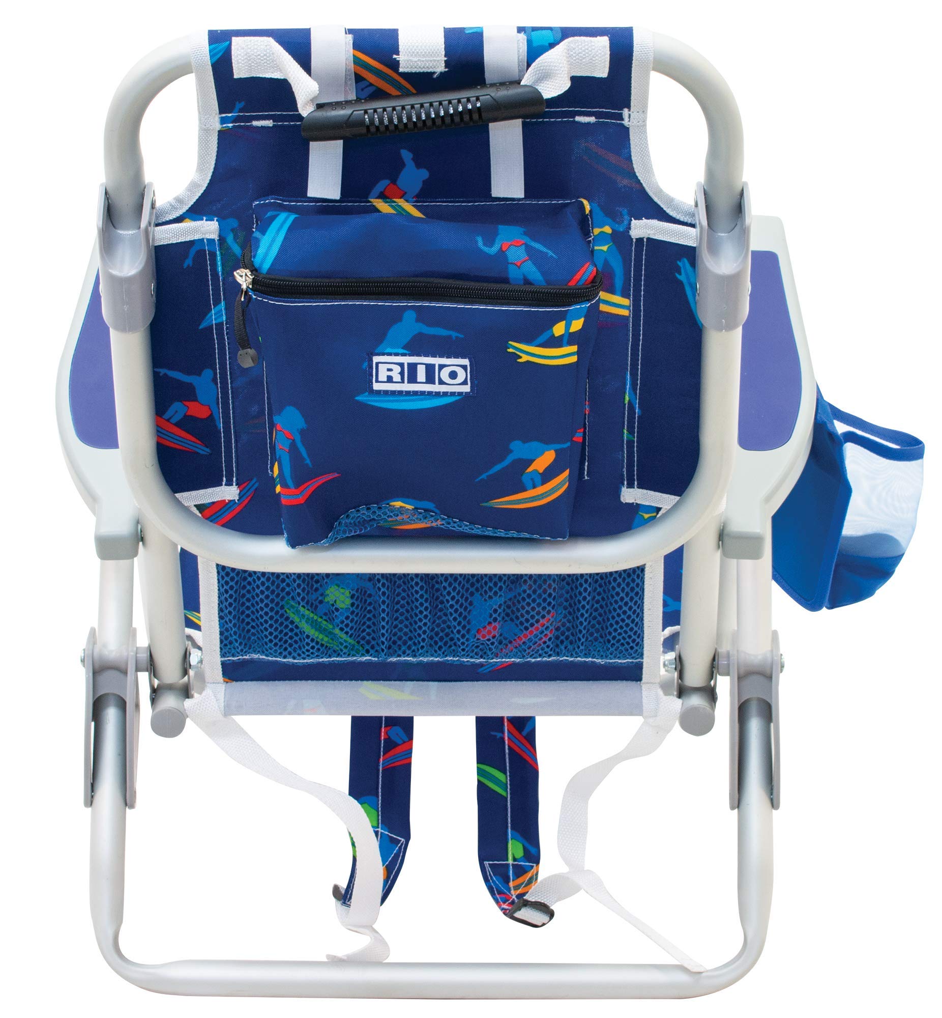 Kids Backpack Beach Chair - 5 Position Reclining Folding Chair