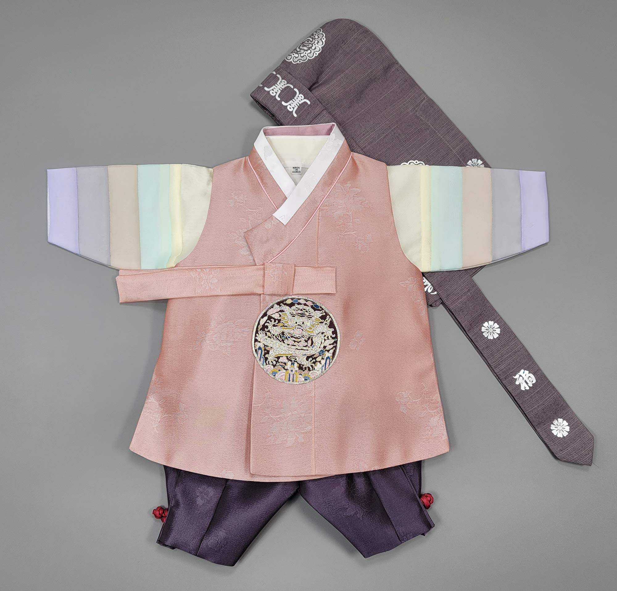 Traditional Korean Baby Boy First Birthday Hanbok Set