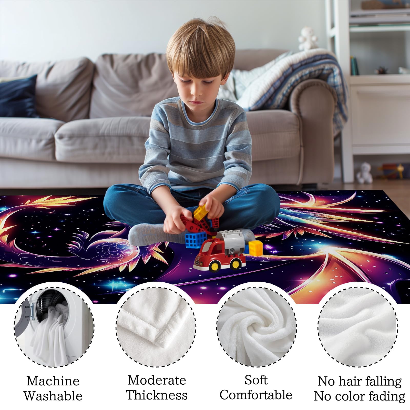 Galaxy Dragon Throw Blanket