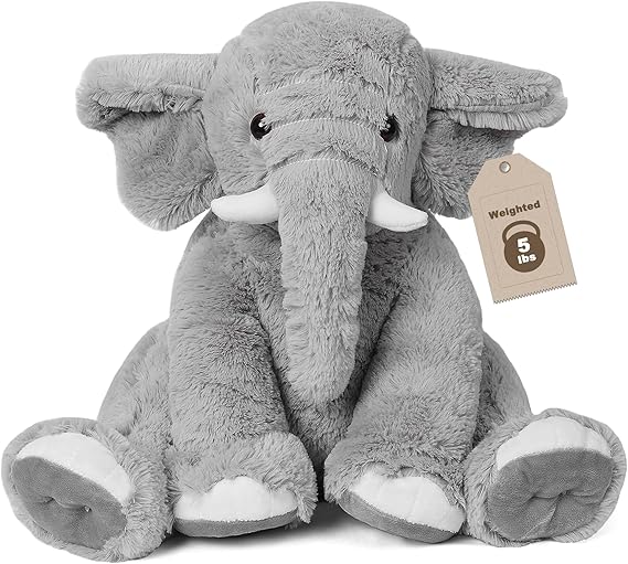 5lbs 24in Dog Weighted Stuffed Animals, Large Weighted Dog Plush