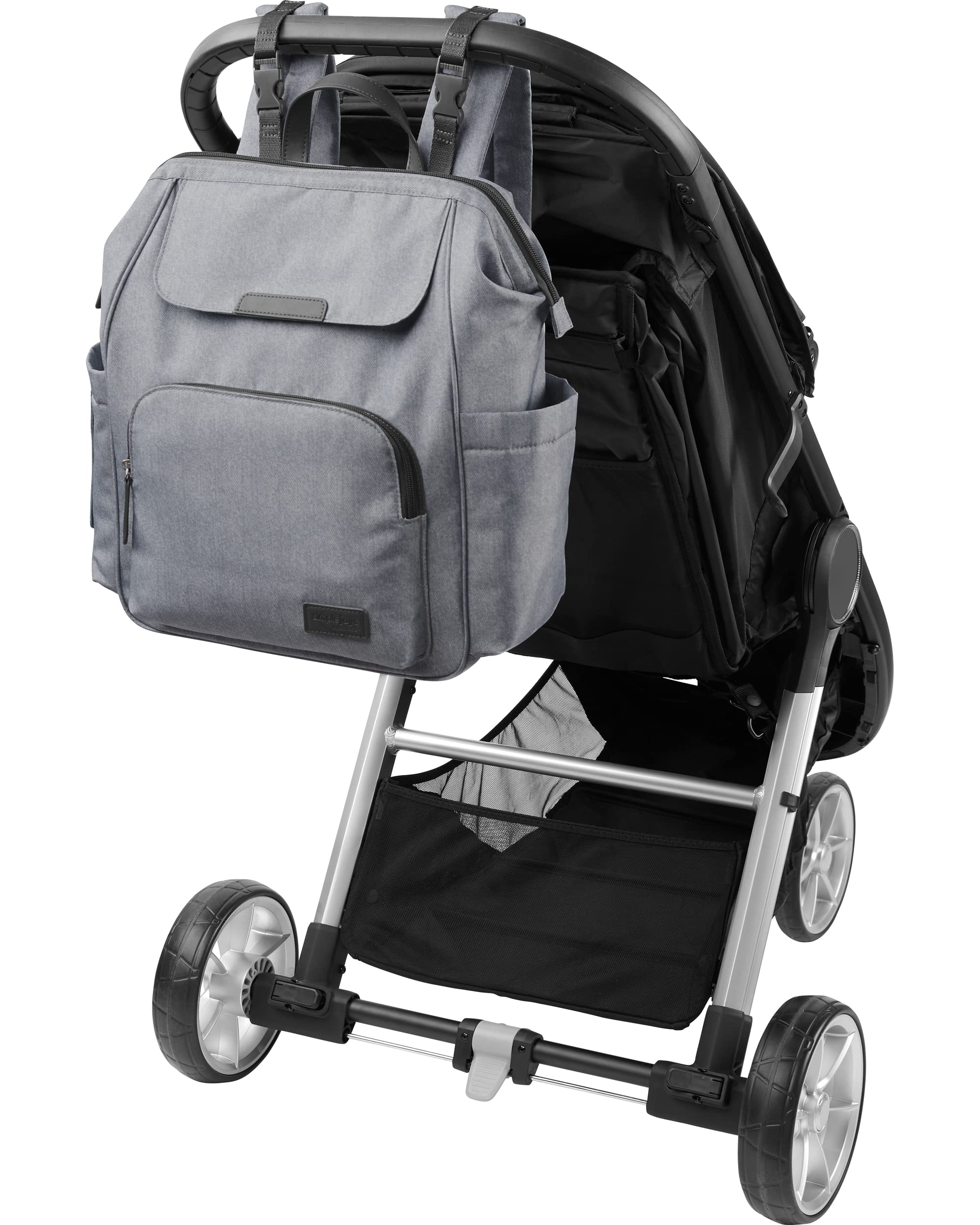 Everyday Diaper Backpack, Grey, One Size