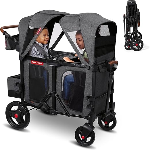 Baby Stroller, Wagon for Kids, Outside Toys for Toddlers 1-3, Outdoor Play Rolling Cart
