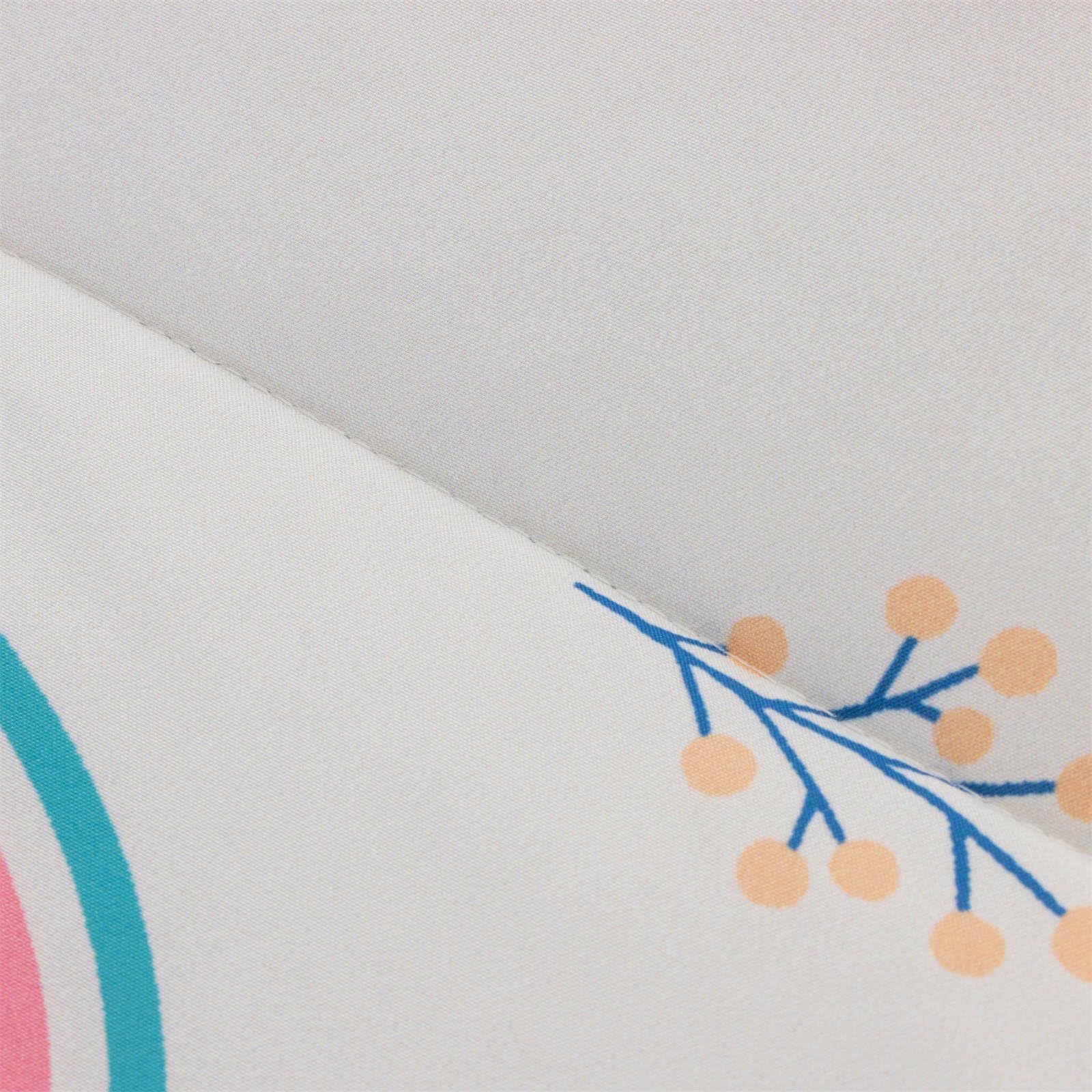 Rainbow Flowers Theme Durable Zipper Bedding for Kids Boys Girls