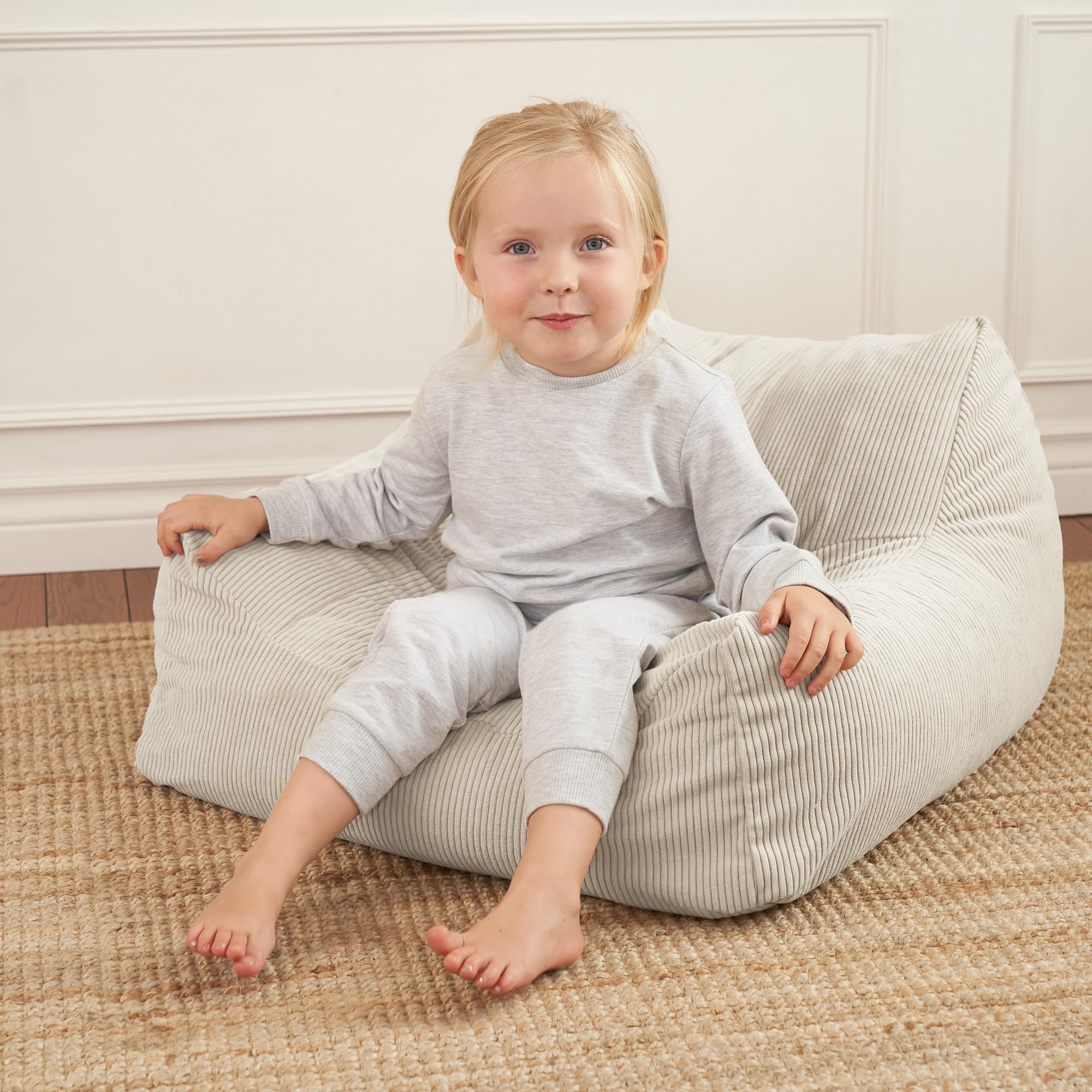 Soft Memory Foam Bean Bag Chair for Toddlers - Trendy Kids Chair