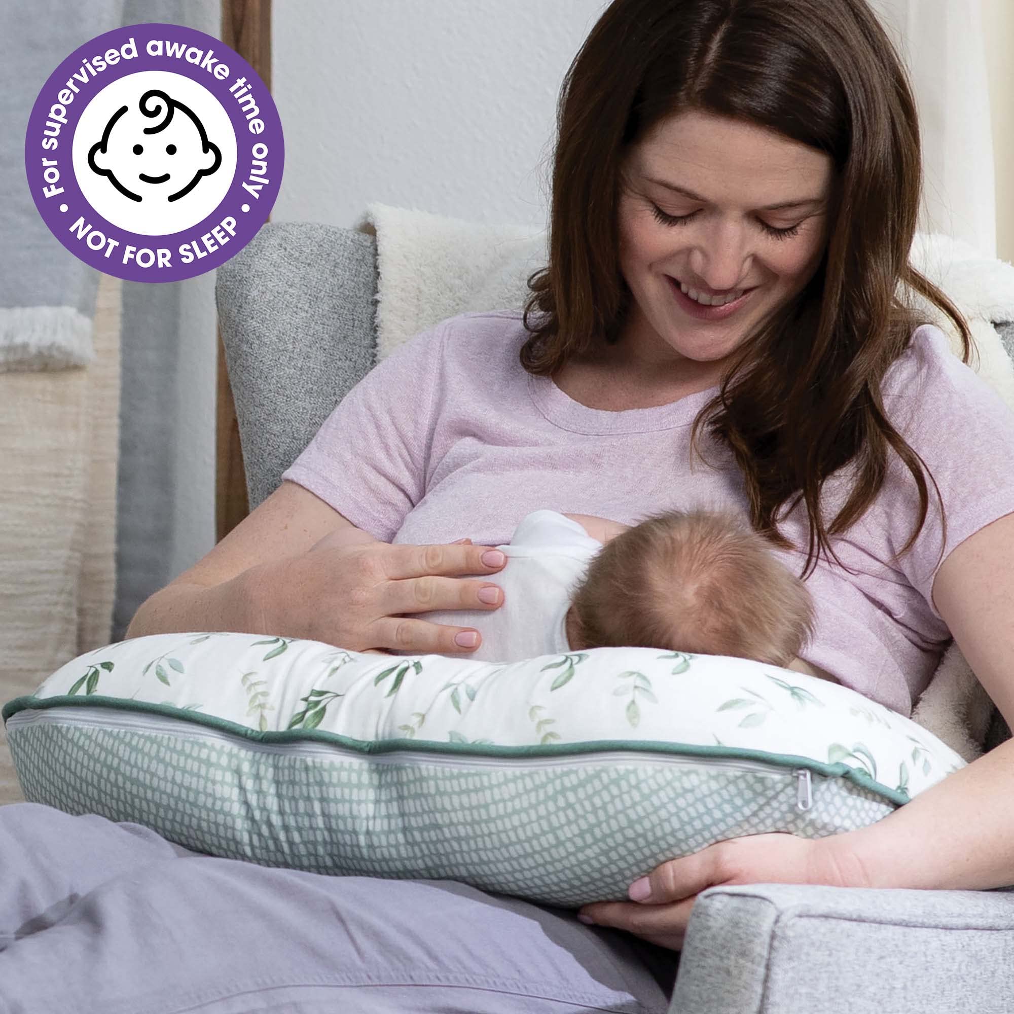 Naked Original Nursing Pillow, Pillow Only, Cover Sold Separately