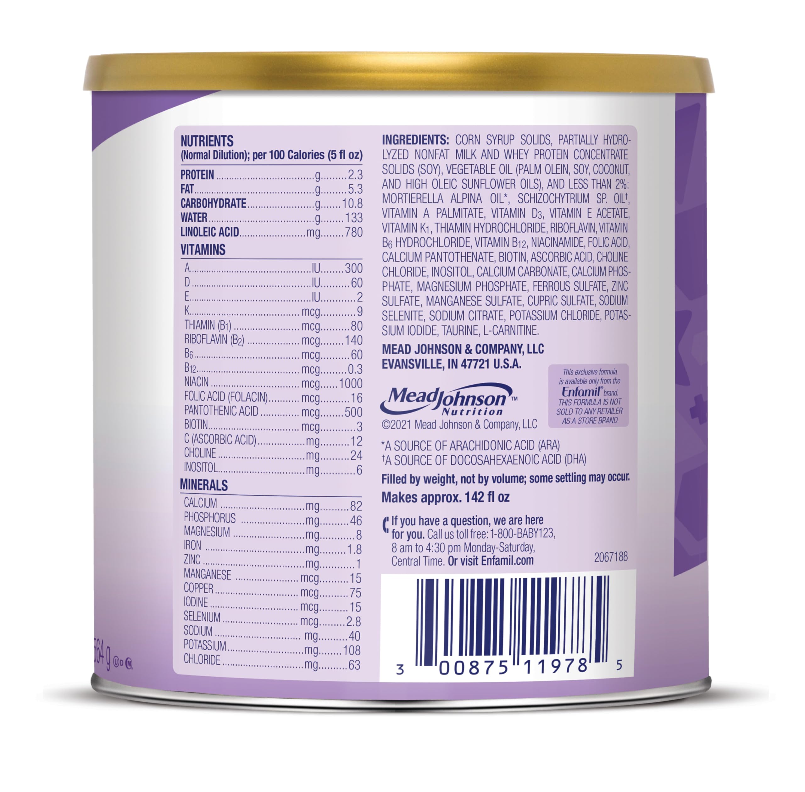 Baby Formula, Clinically Proven to Reduce Fussiness, Crying, Gas & Spit-up in 24 hours