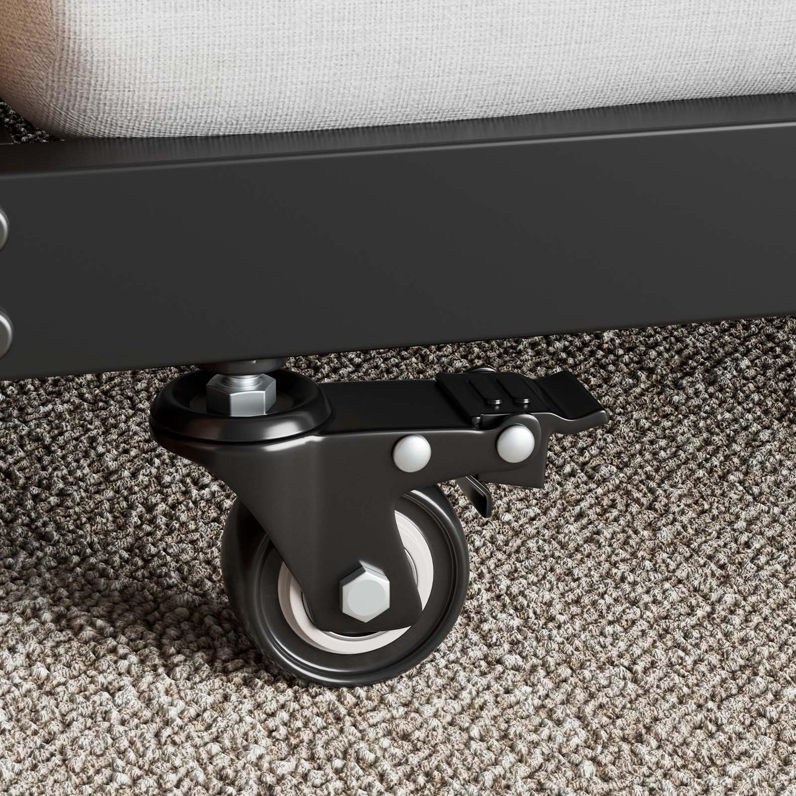 Twin Daybed with Trundle and Charging Station