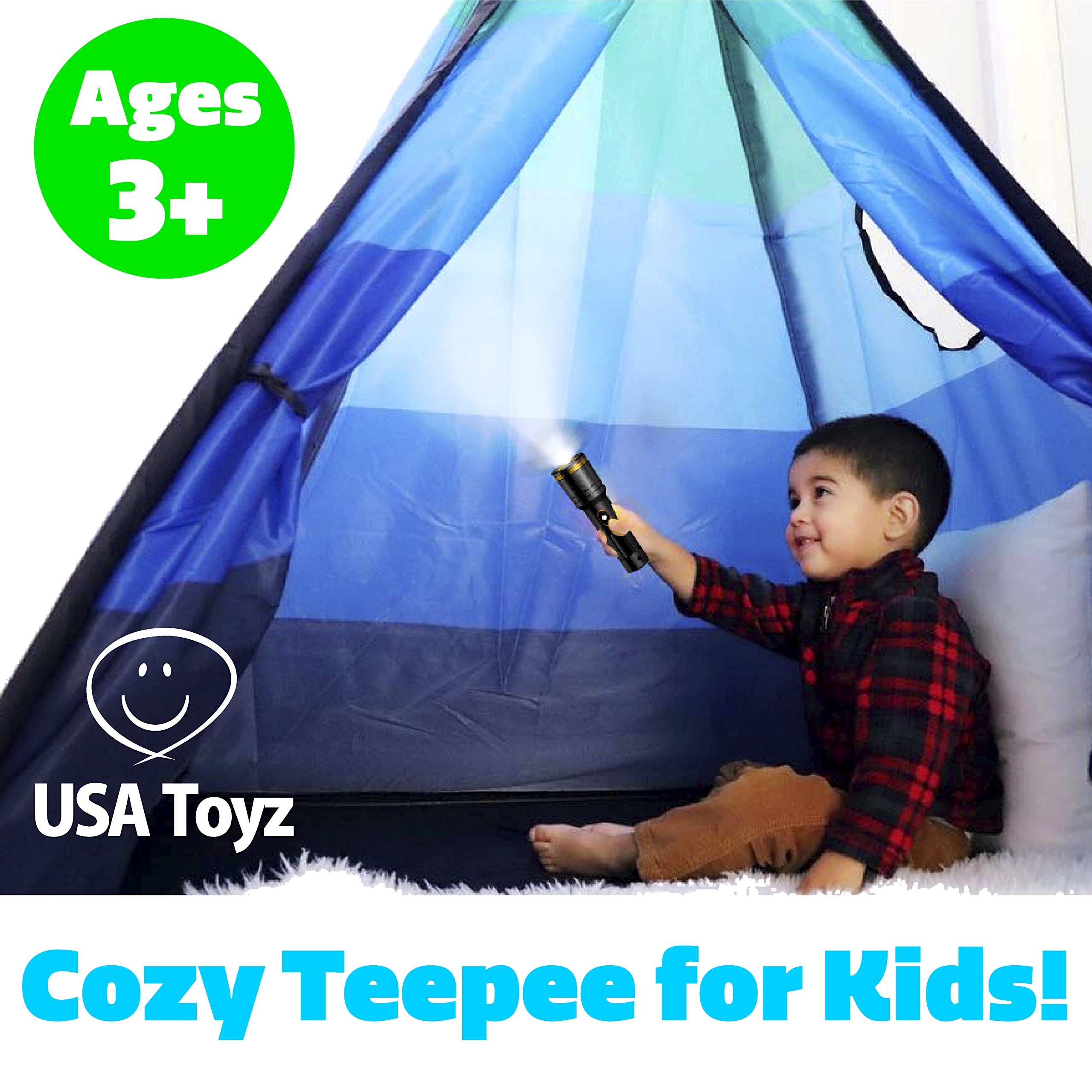 Kids Indoor Teepee Play Tent