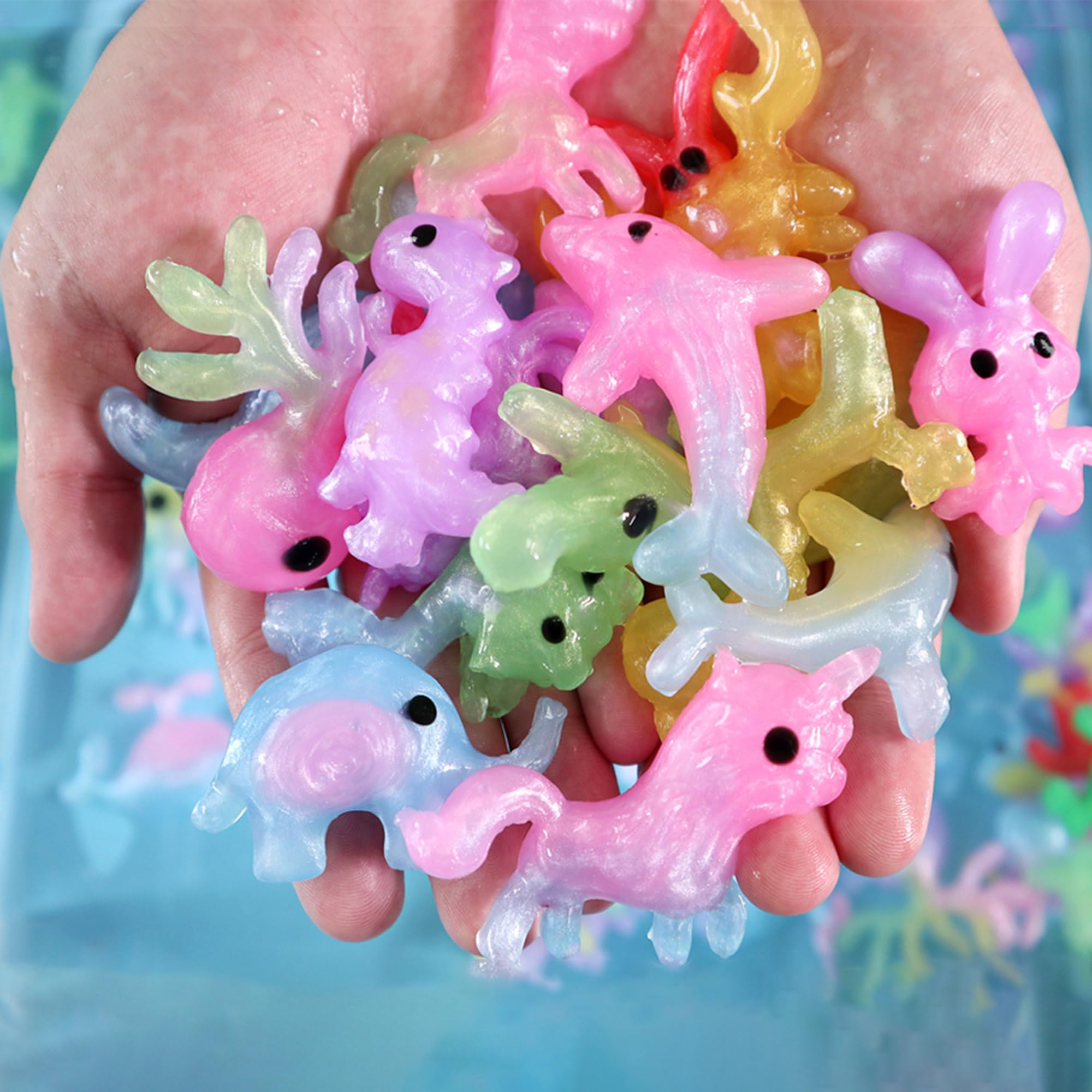 Aqua Fairy Water Gel Kit for Kids, Magic Water Elf Toy Kit with 20 Colors Magic Gel
