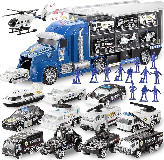 25-Piece Die-cast Construction Truck Toy Set by Joyin