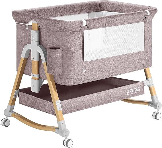 Bassinet, 3 in 1 Baby Bassinet Bedside Sleeper, Bedside Crib