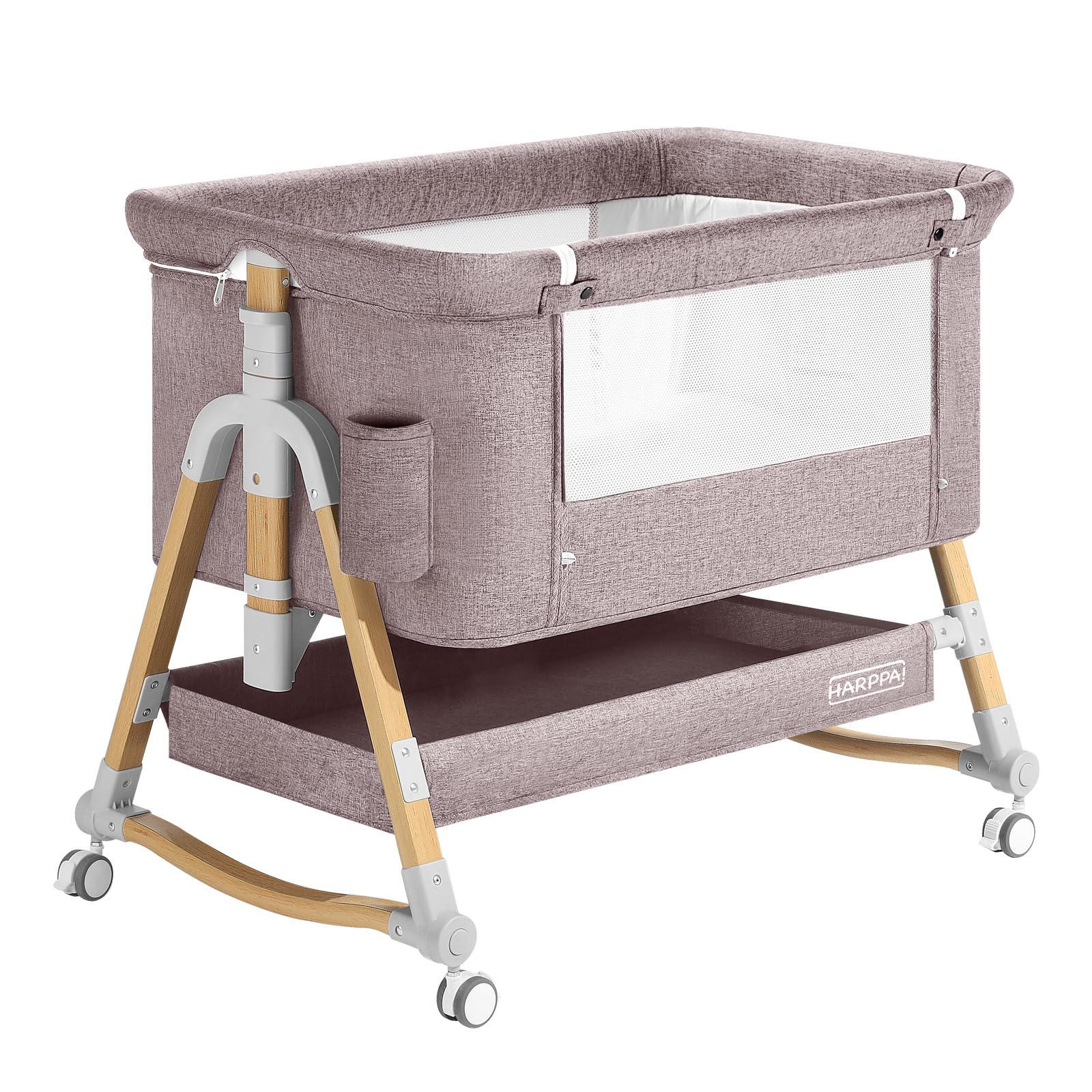 3-in-1 Convertible Baby Bassinet with Wheels