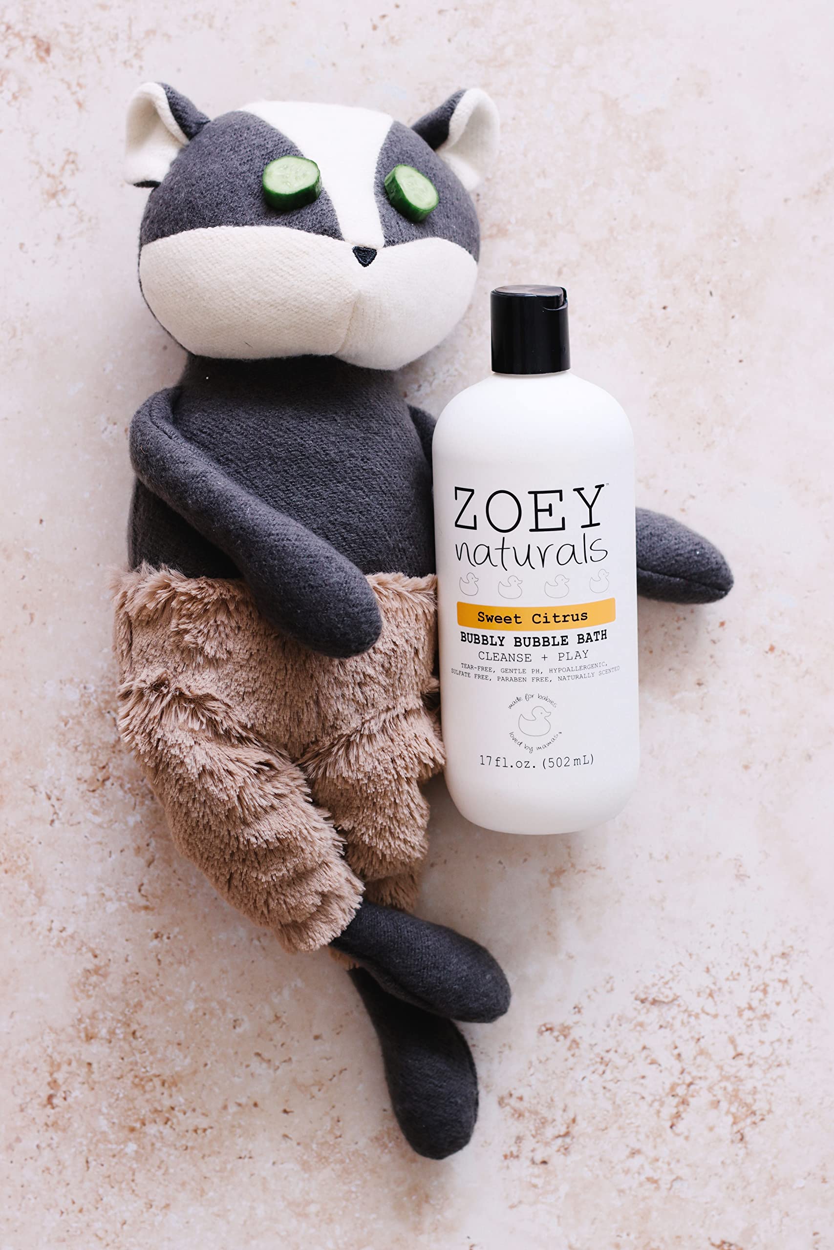 Sweet Citrus Bubble Bath for Kids & Babies - Organic Tear-Free, Non-Toxic Toddler Soap