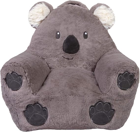Sloth Toddler Plush Character Kids Chair Comfy Pillow Chair for Boys and Girls