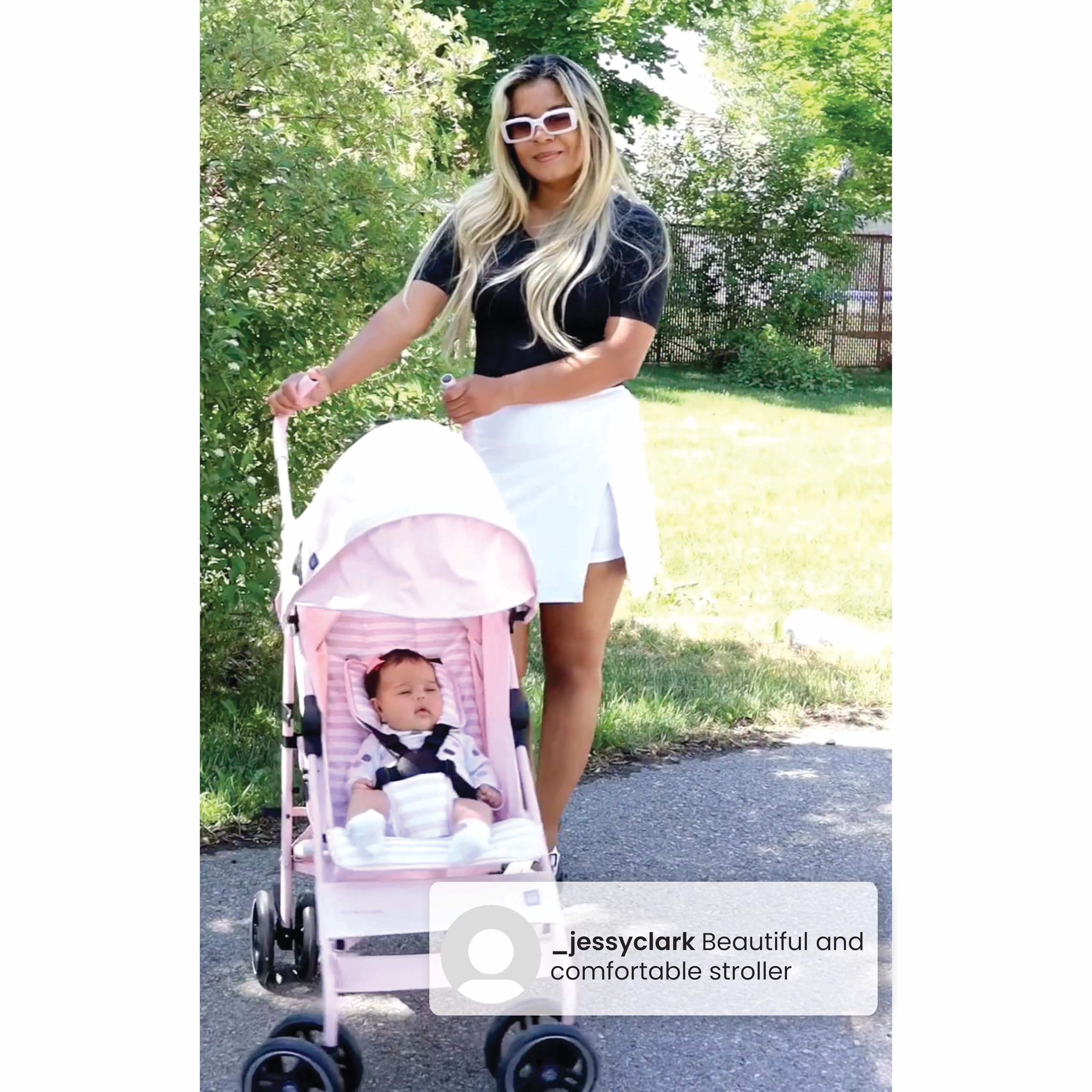 Classic Stroller - Lightweight Stroller with Recline, Compact Fold