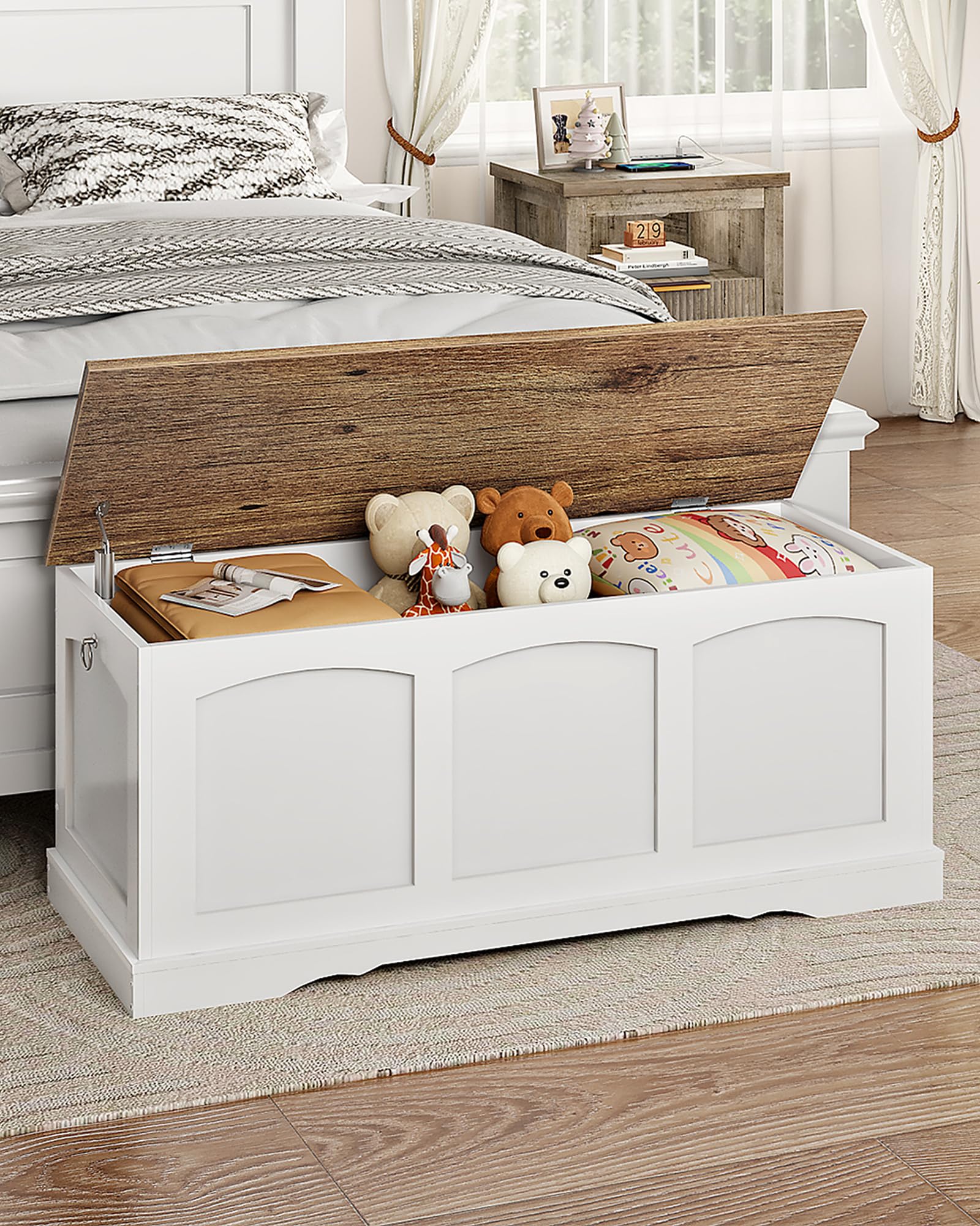 Storage Chest Bench with Lift Lid