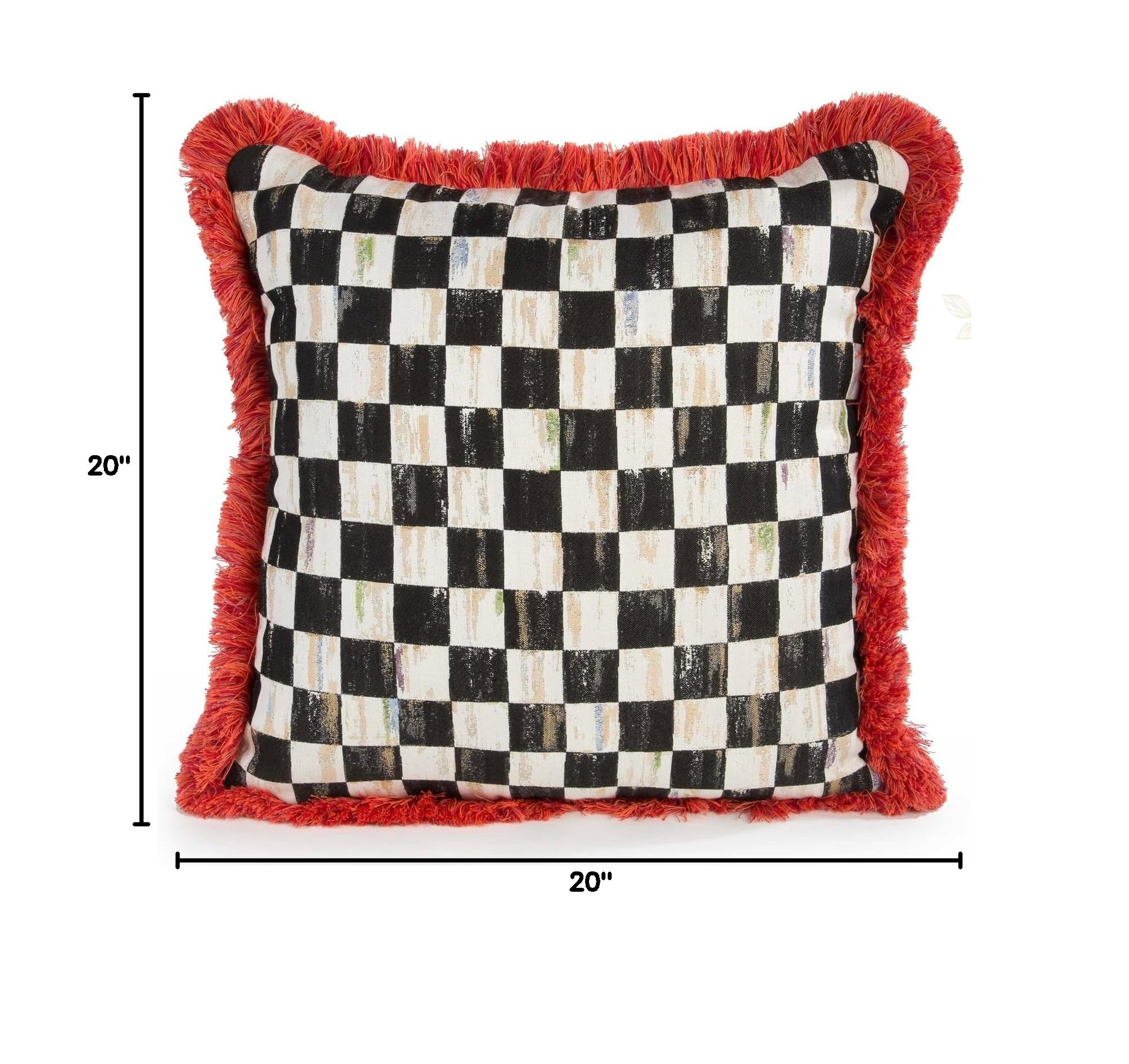 Courtly Check Square Pillow