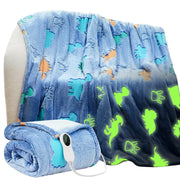Kids Heated Blanket Glow in the Dark Children Heating Blanket Girl Boy Back First Day