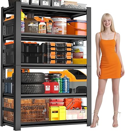 72" H Garage Shelving 5 Tier Shelving Unit