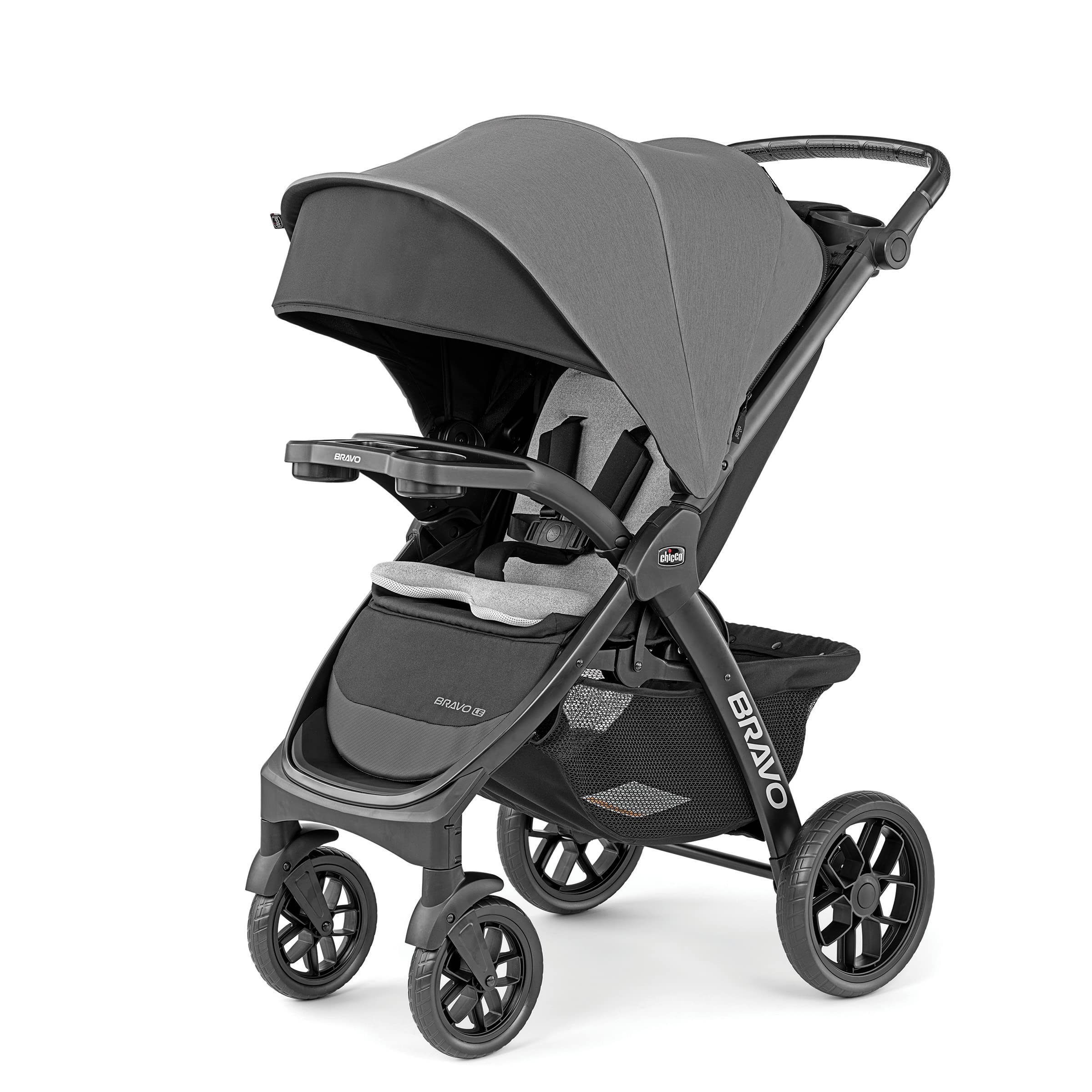 Bravo LE ClearTex Quick-Fold Stroller - Pewter | Grey