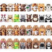 16 Sets Stuffed Animals Bulk Mini Plush Forest Animals Bulk Adopt a Pet Party Favors