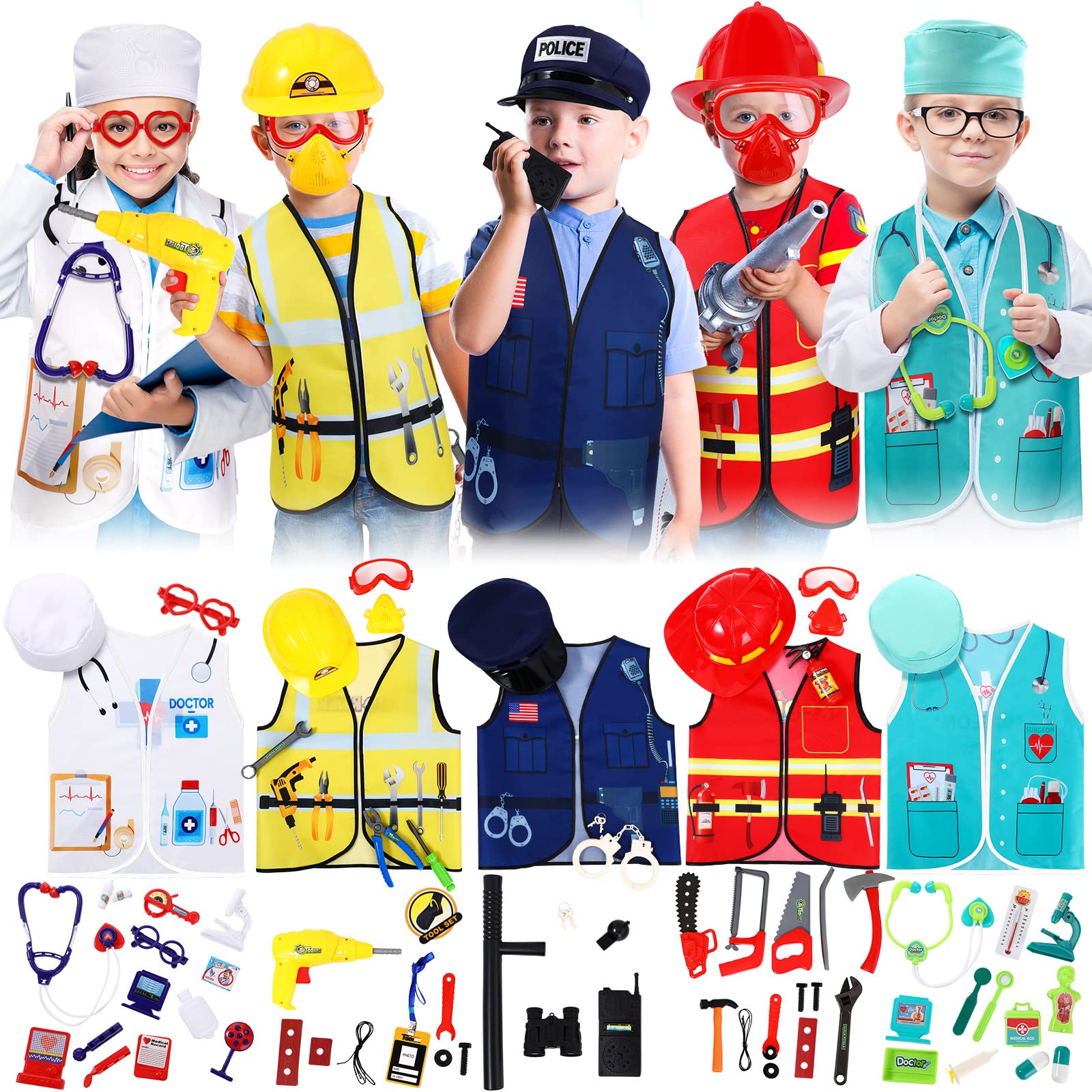 Dressing up Costumes, Toddler Dressing up and Play for Age 3-7
