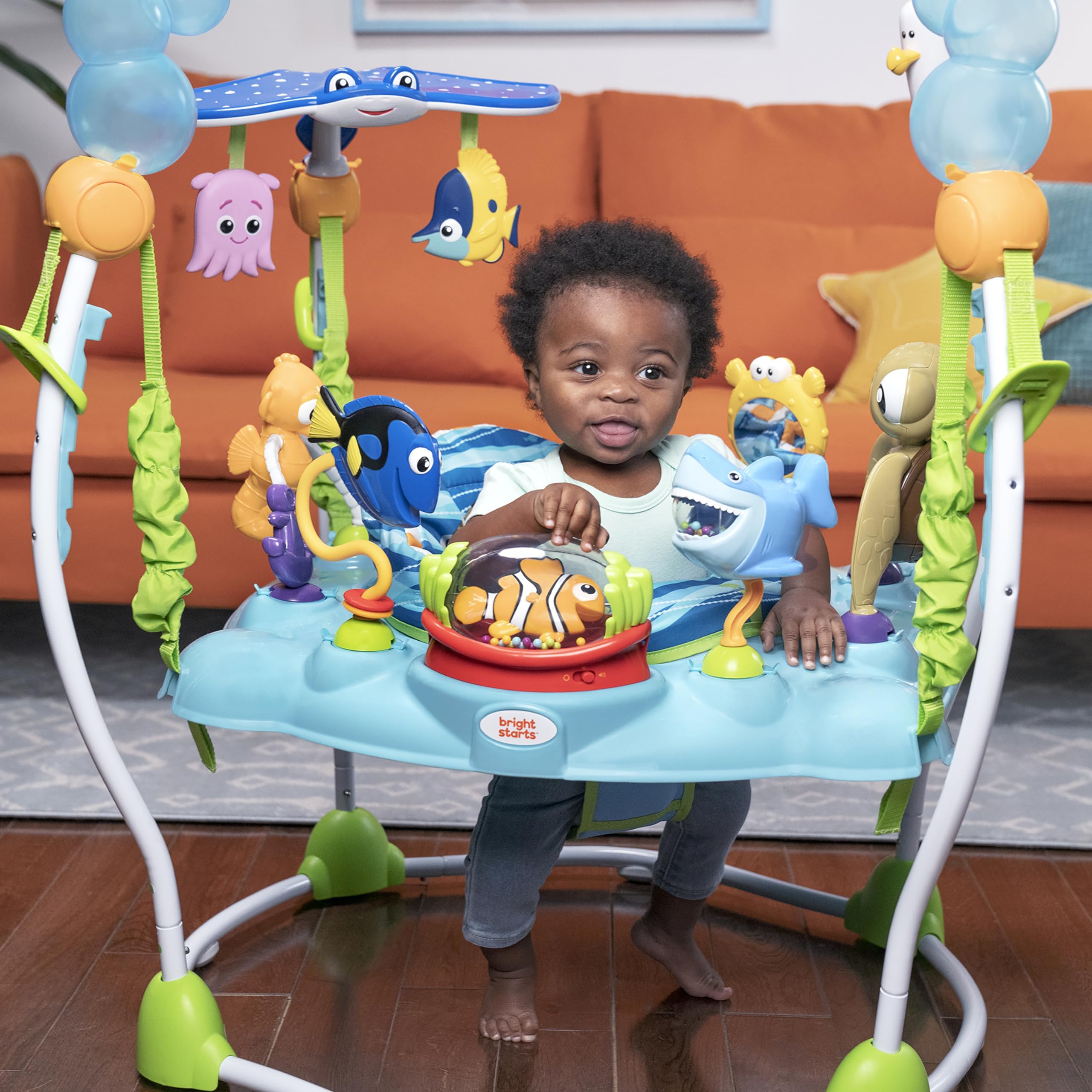 Disney Baby Finding Nemo Sea of Activities Baby Activity Center Jumper