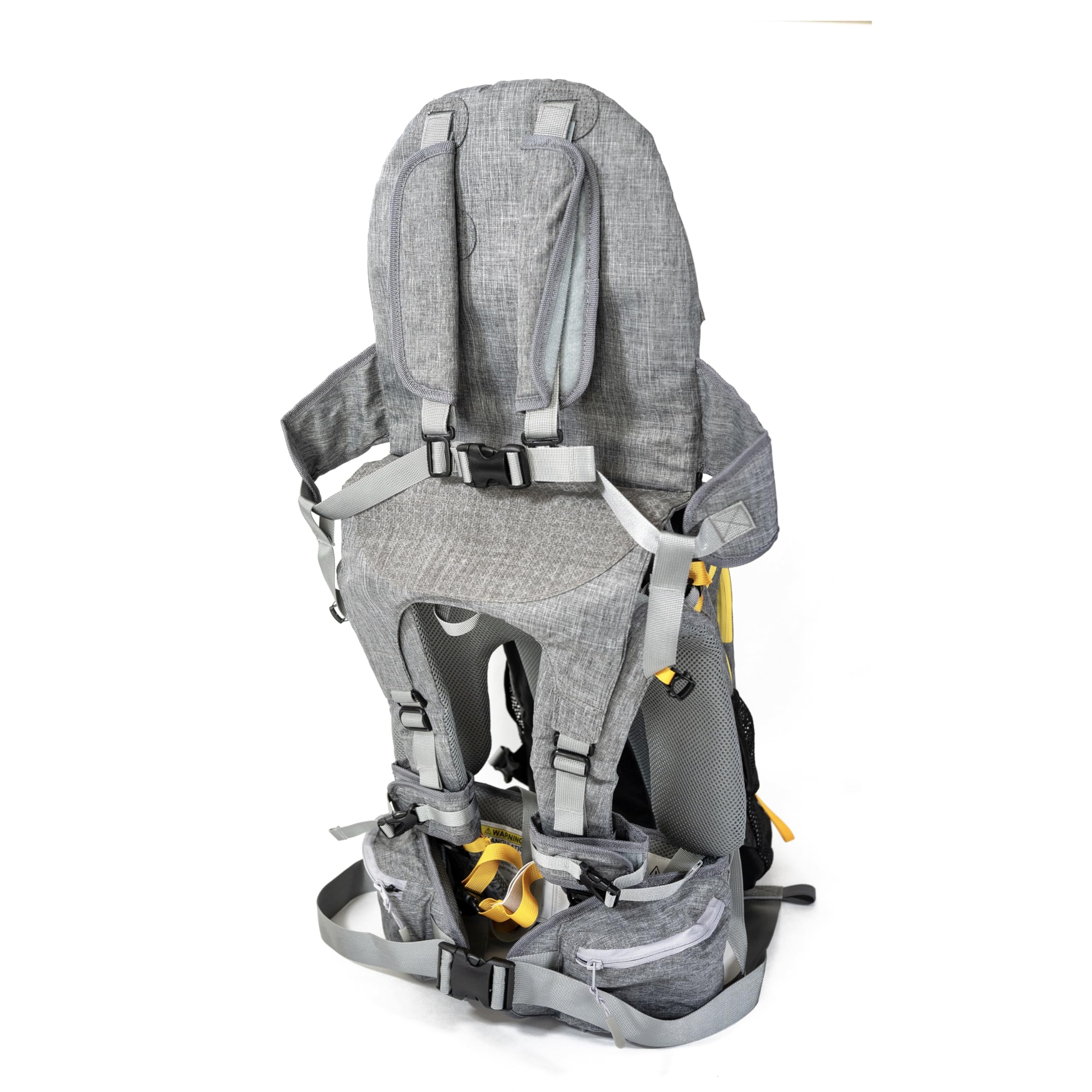 Shoulder Hiking Carrier for Child and Toddler with Sunshade and Detachable Backpack