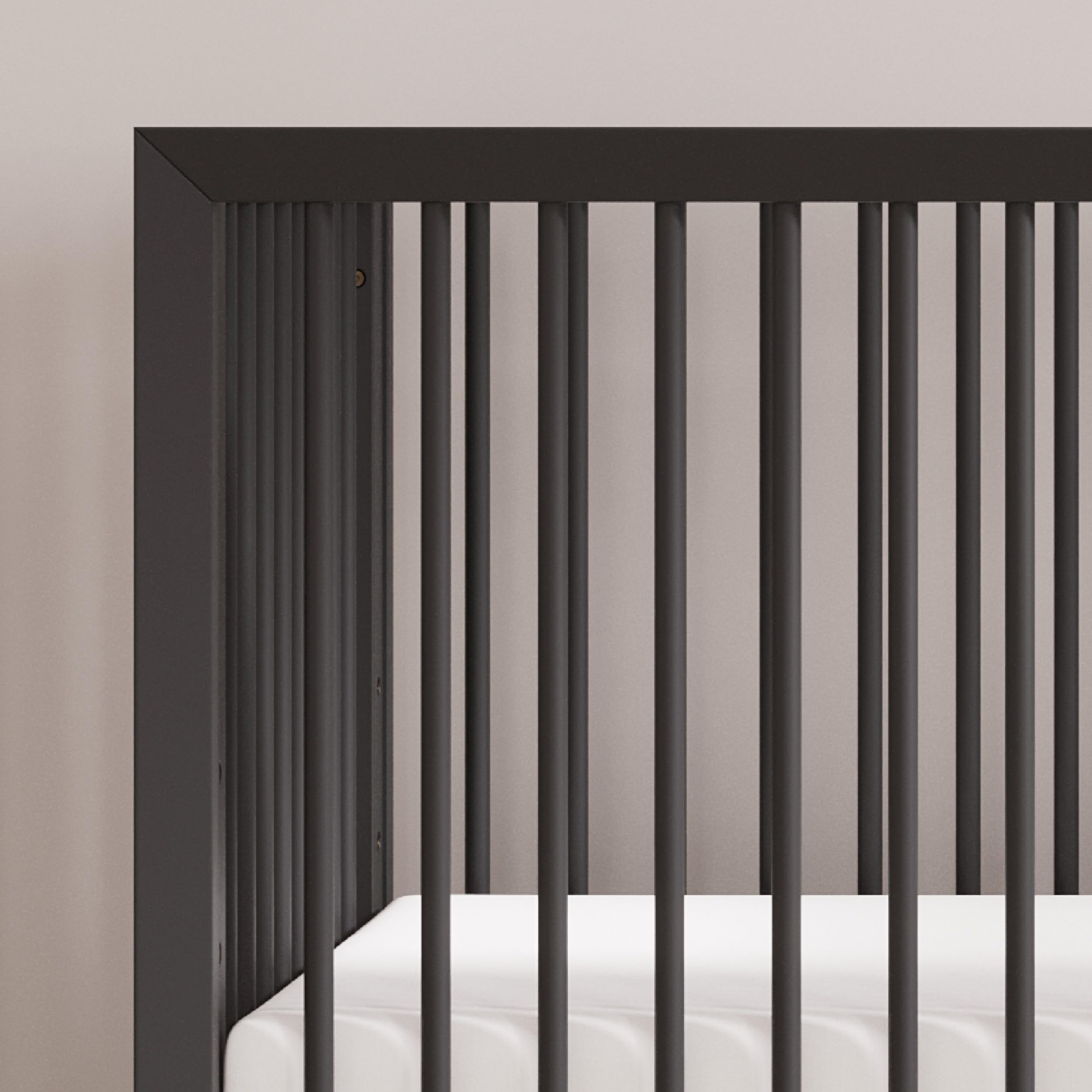 4-in-1 Convertible Crib and Double Dresser Nursery Set