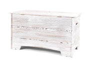 Farmhouse Solid Wood Toy Box - Rustic Storage Chest with Reversible