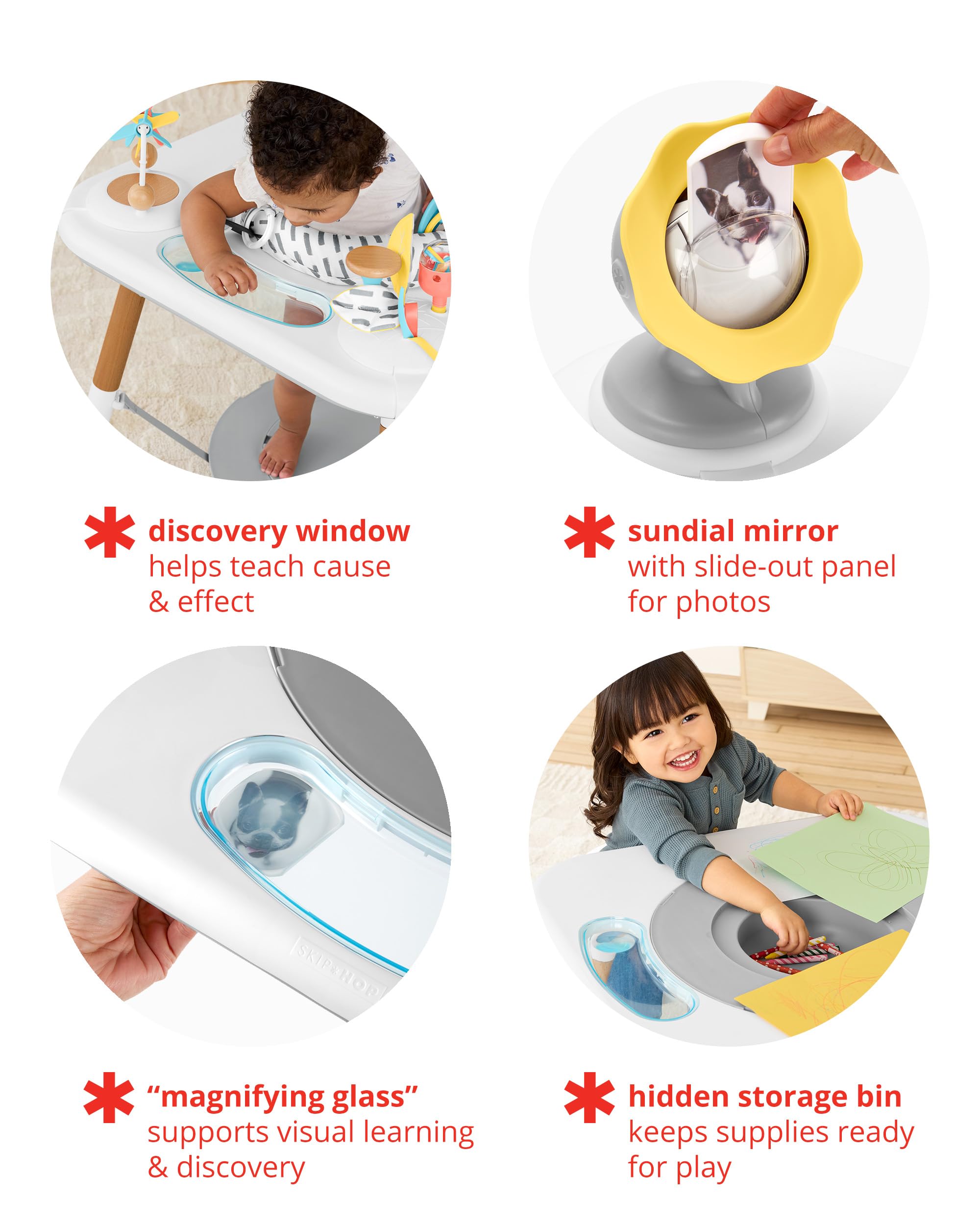 3-Stage Activity Center & Play Table Montessori-Inspired